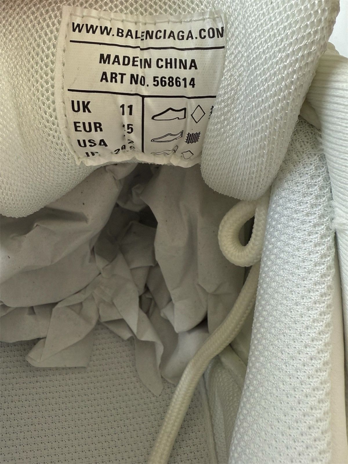 Balenciaga Balenciaga Track 2.0 White/ Red Size US 12 / EU 45 - 9 Thumbnail