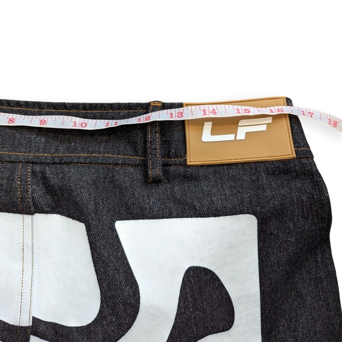 La Fam Amsterdam La Fam X Dutreuil Paris Jeans Logo Screenprint Size Large Size US 34 / EU 50 - 6 Thumbnail