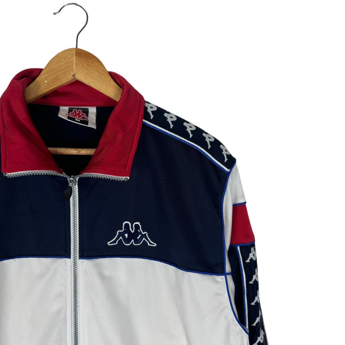 Kappa × Vintage 🌟KAPPA SIDE TAPE TRACK TOP ZIPPER JACKET Size US M / EU 48-50 / 2 - 4 Thumbnail