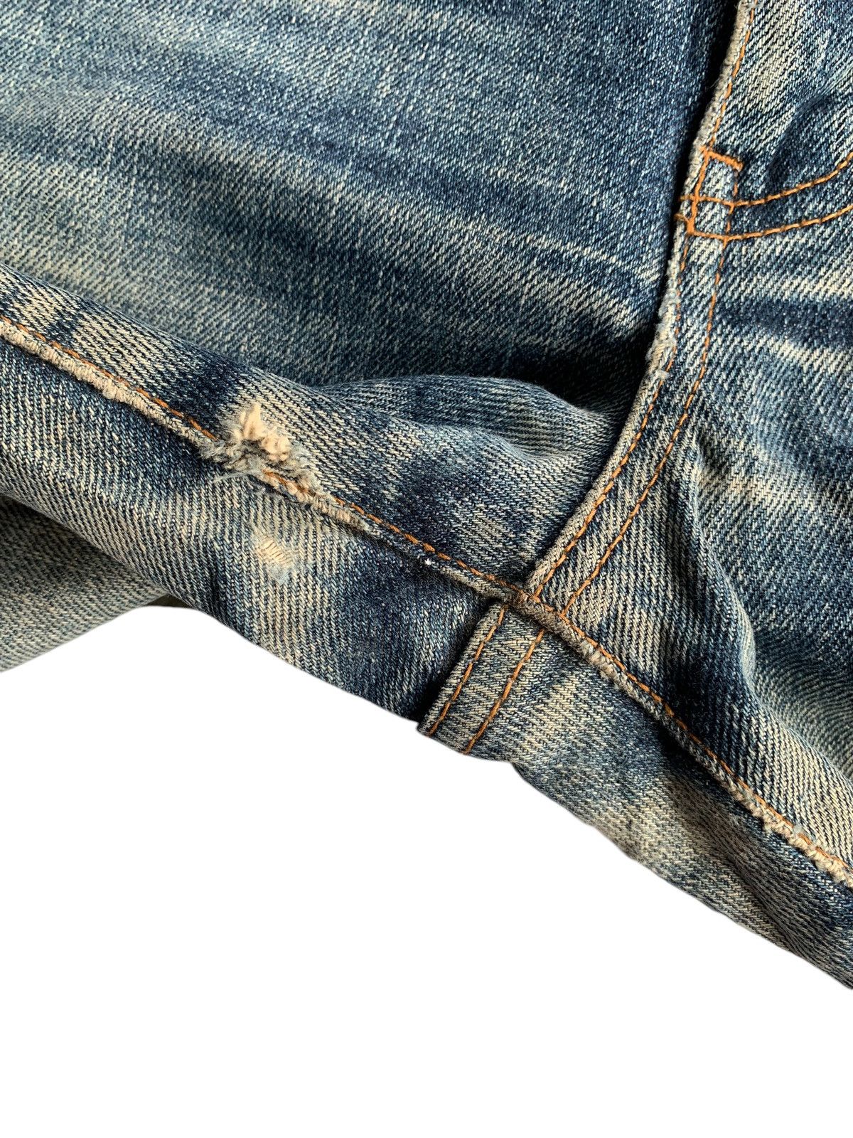 Japanese Brand × Kapital × Vintage Flare Calvin Klein Jeans Punk Style Faded Distressed Denim Size US 29 - 19 Thumbnail