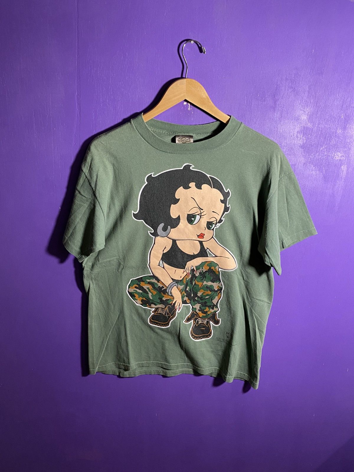 Other Vintage 1997 Betty boop military style t-shirt Size US M / EU 48-50 / 2 - 1 Thumbnail