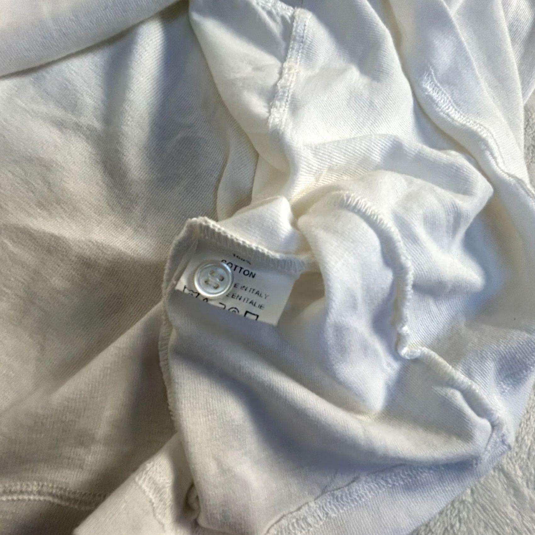 Vintage Kristensen Du Nord Polo Shirt Size 4 White Long Sleeve Made in Italy Womens Size S / US 4 / IT 40 - 5 Thumbnail