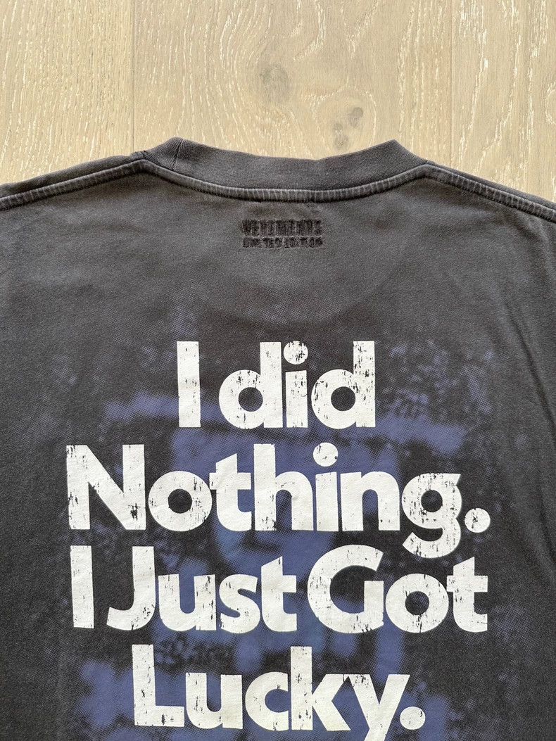 Vetements Vetements 22AW Lucky Printed Washed Distressed T-Shirt Size US S / EU 44-46 / 1 - 4 Thumbnail