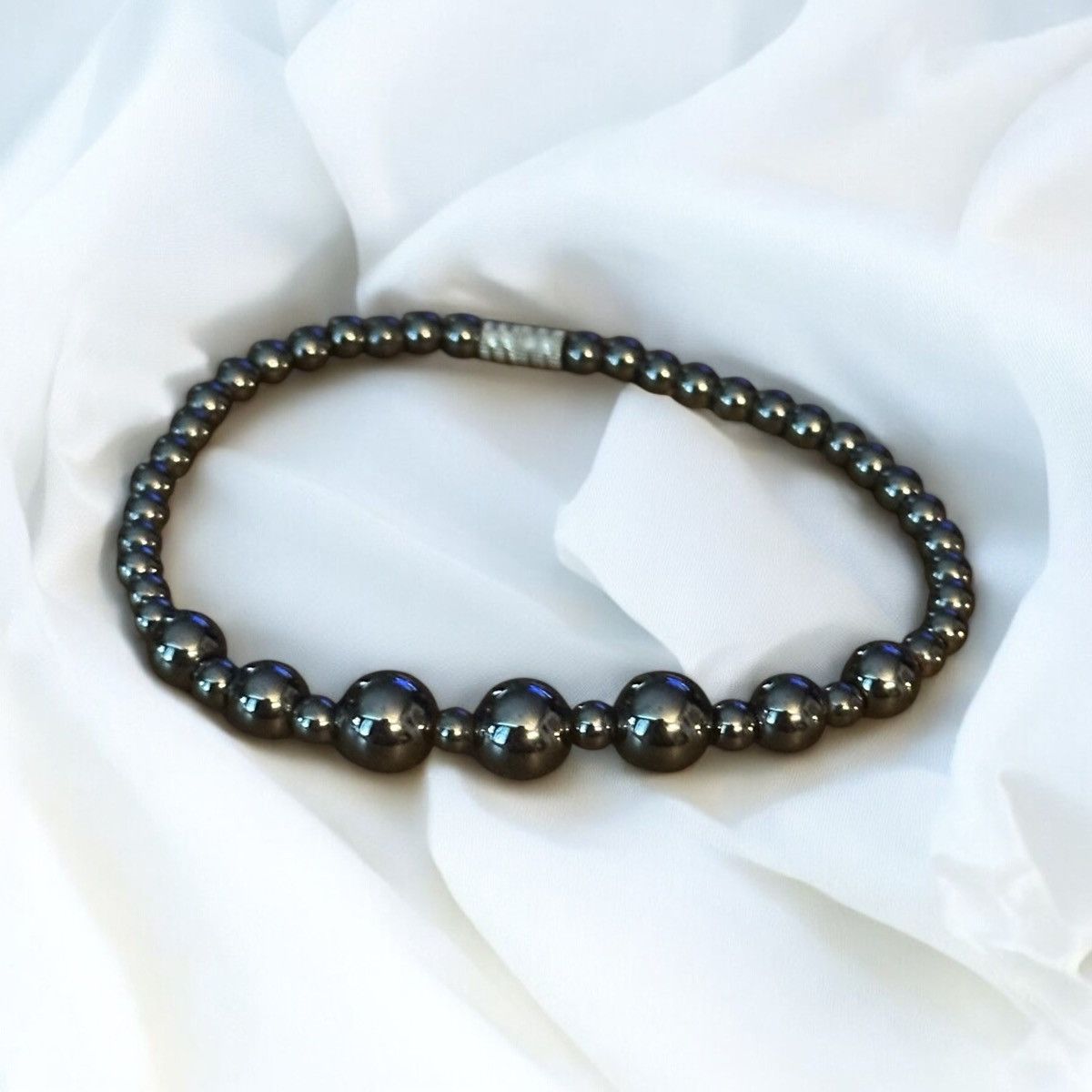 Vintage Vintage hematite bead bracelet Size ONE SIZE - 1 Thumbnail
