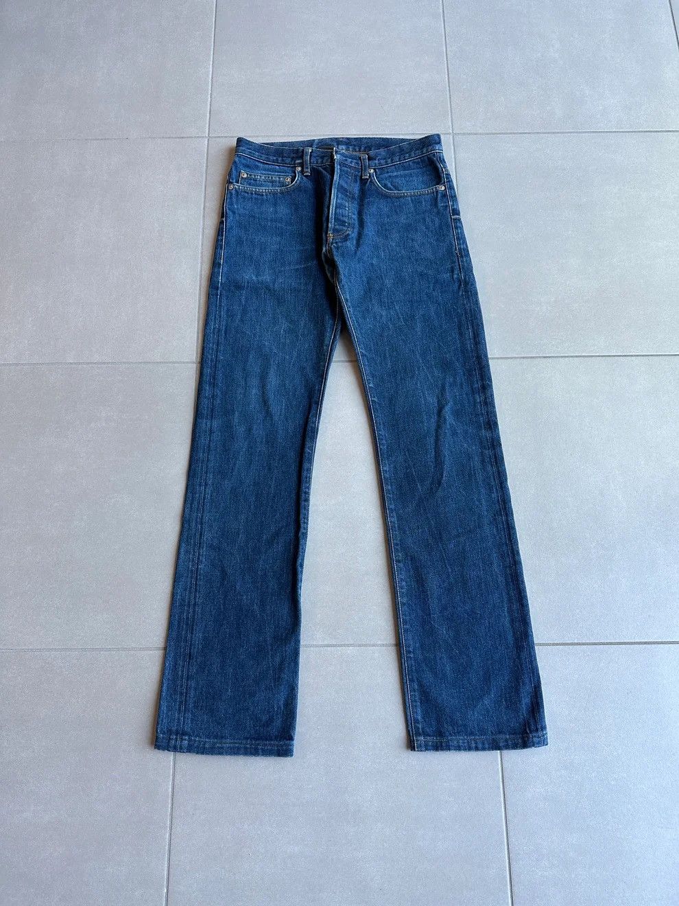 Dior × Hedi Slimane Dior Homme AW07 “Navigate” washed MIJ raw