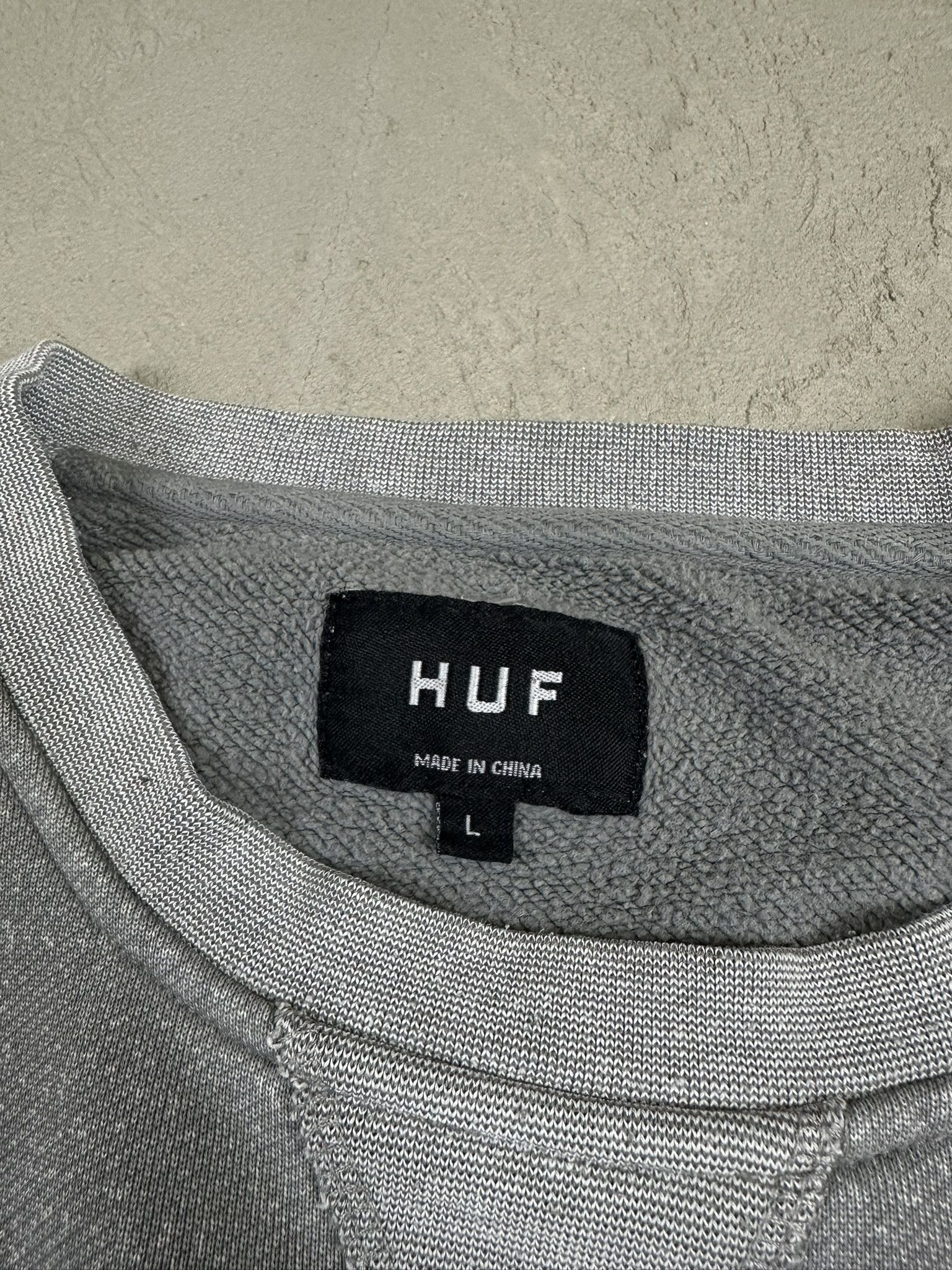 Huf Vintage HUF Pocket Boxy Sweatshirt Crewneck Size US L / EU 52-54 / 3 - 14 Thumbnail