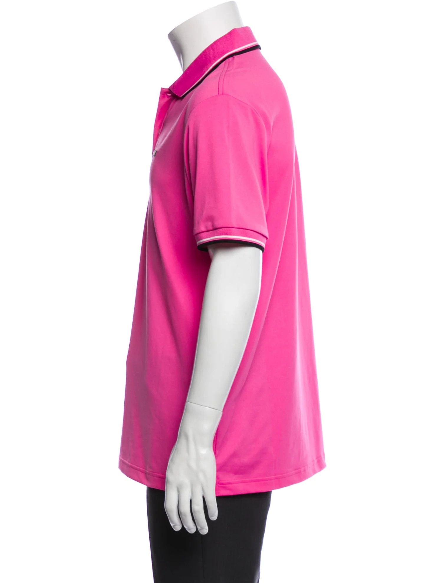 Prada o1mt1gz0924 Short Sleeve Polo Shirt in Pink Size US S / EU 44-46 / 1 - 3 Thumbnail