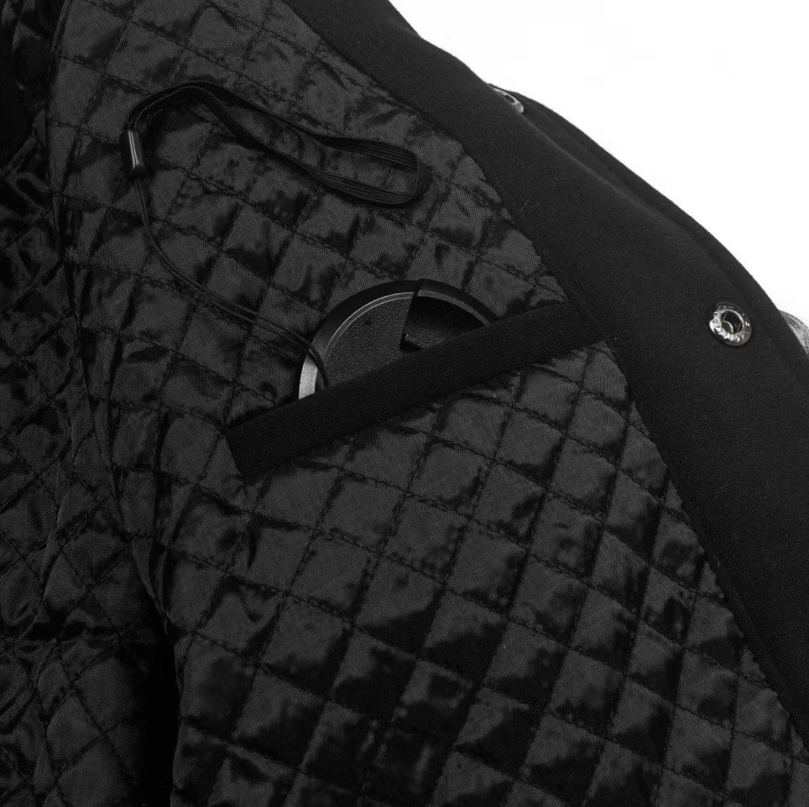 Other Kuro black varsity jacket streetwear Size US L / EU 52-54 / 3 - 4 Thumbnail