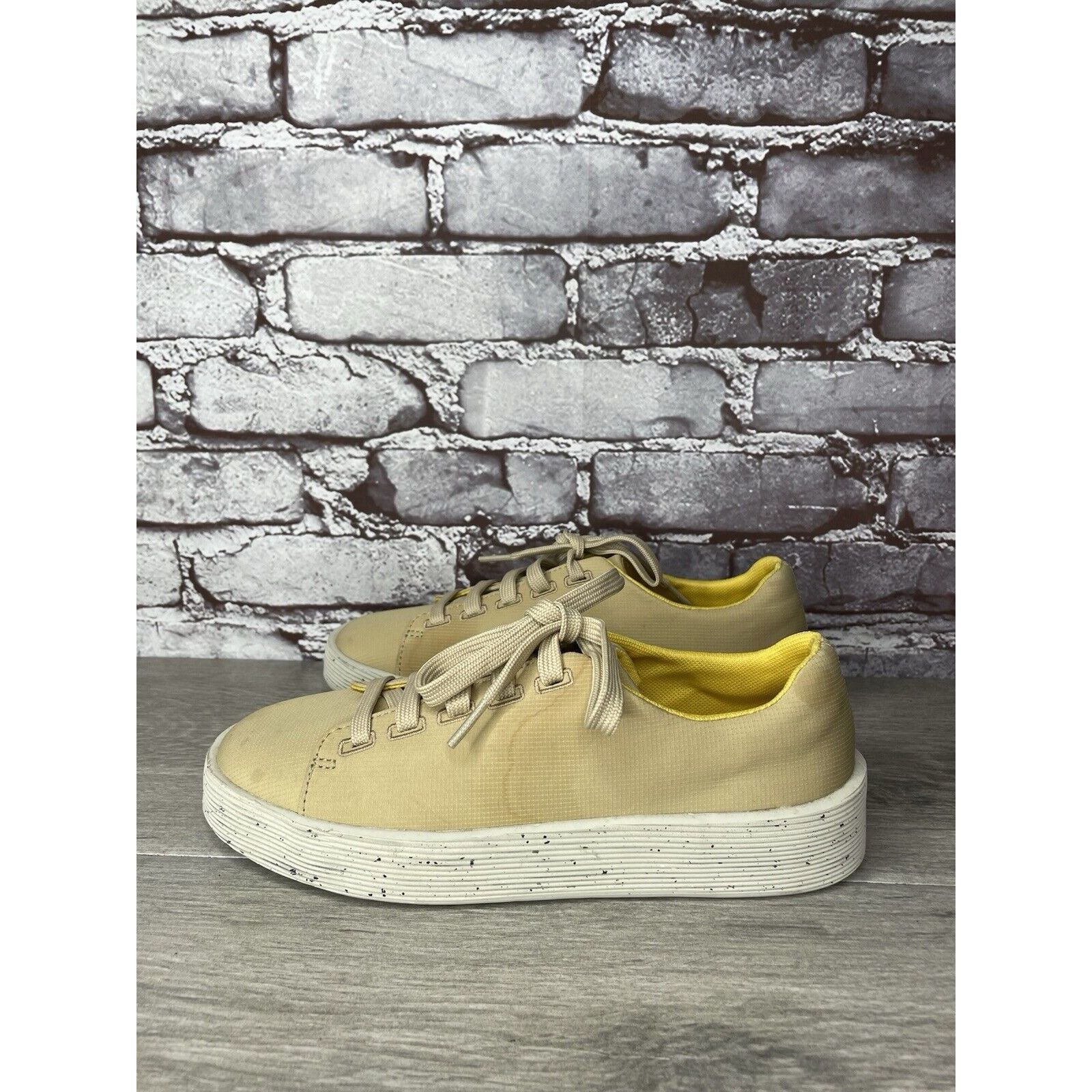Camper Camper Yellow Leather Casual Lace Up Lightweight Sneakers Wo Size US 6 / IT 36 - 16 Thumbnail