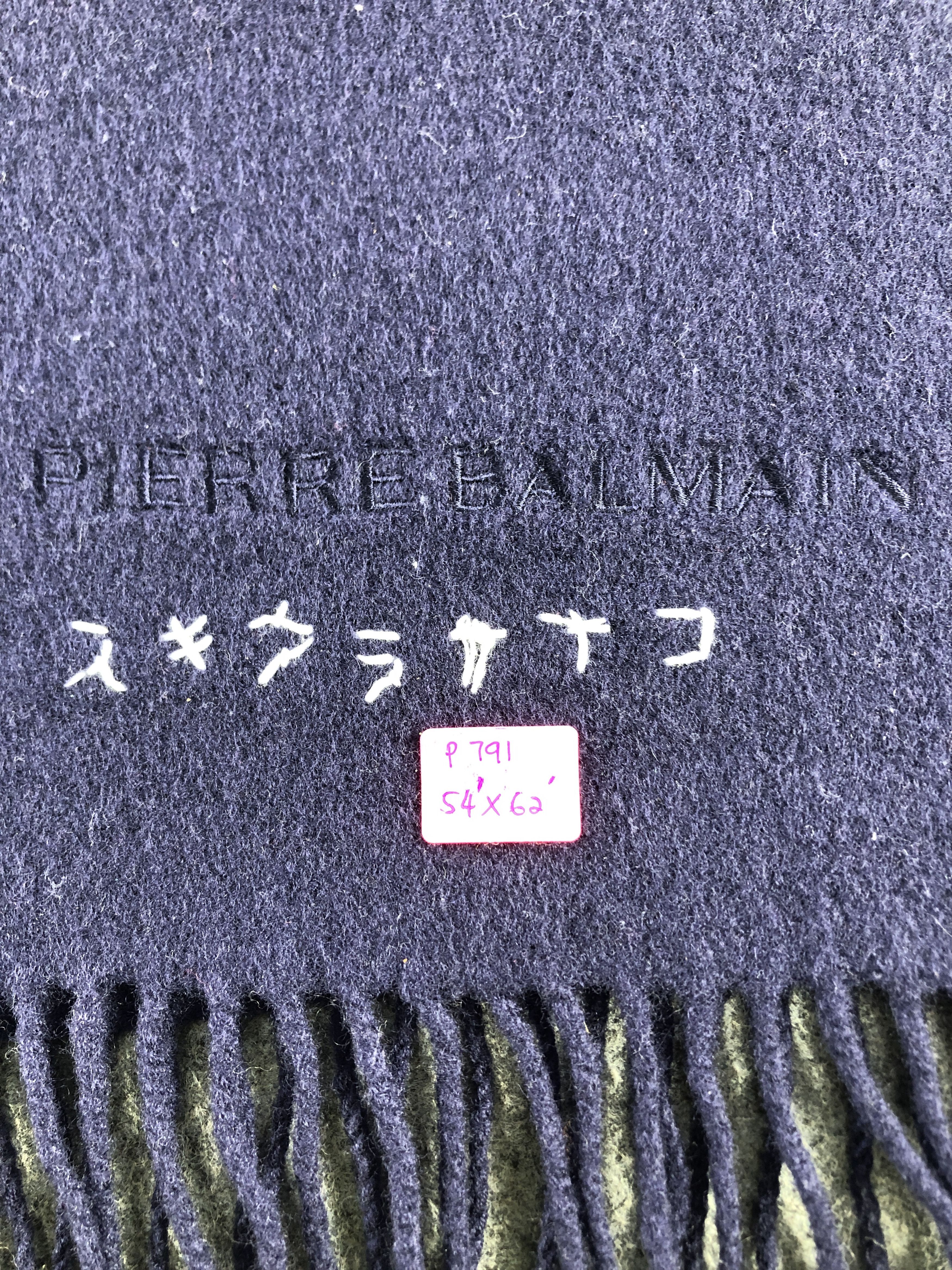 Pierre Balmain Pierre Balmain Oversize Scarf / Muffler / Neckwear P791 Size ONE SIZE - 3 Thumbnail