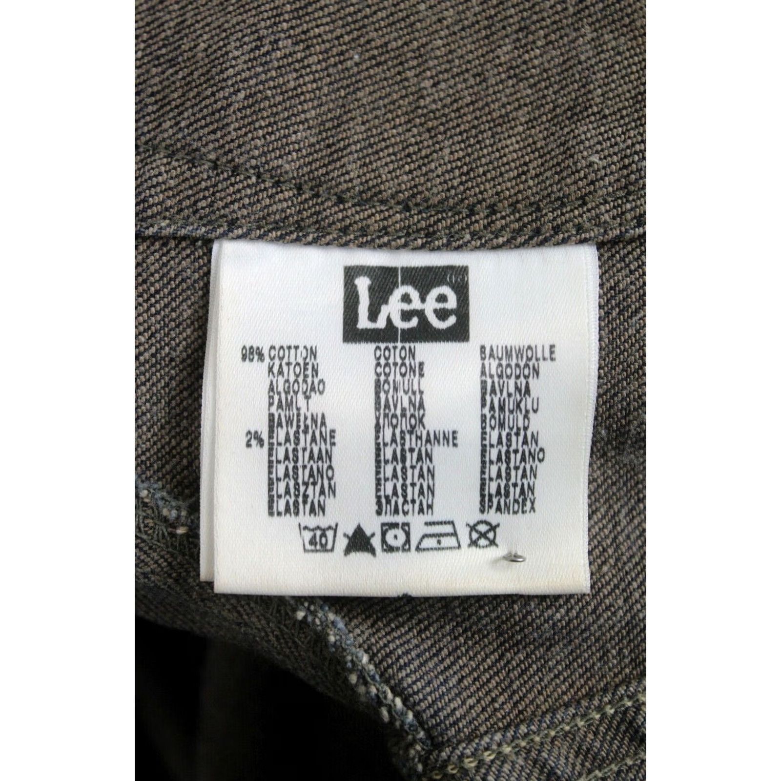 Lee LEE Rider Jacket Women Small Stretch Denim Solid Dark Blue Stitched Jacket Size S / US 4 / IT 40 - 5 Thumbnail