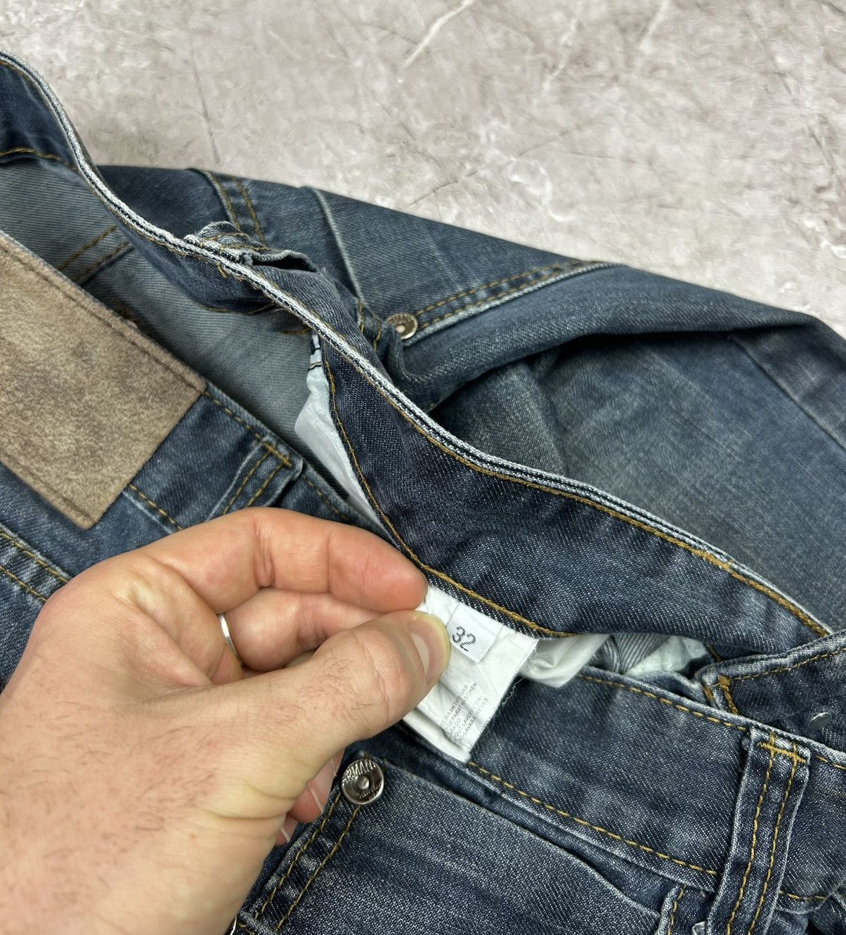 Armani Vintage Armani Jeans Big Logo Denim Pants size 32 Size US 32 / EU 48 - 12 Thumbnail