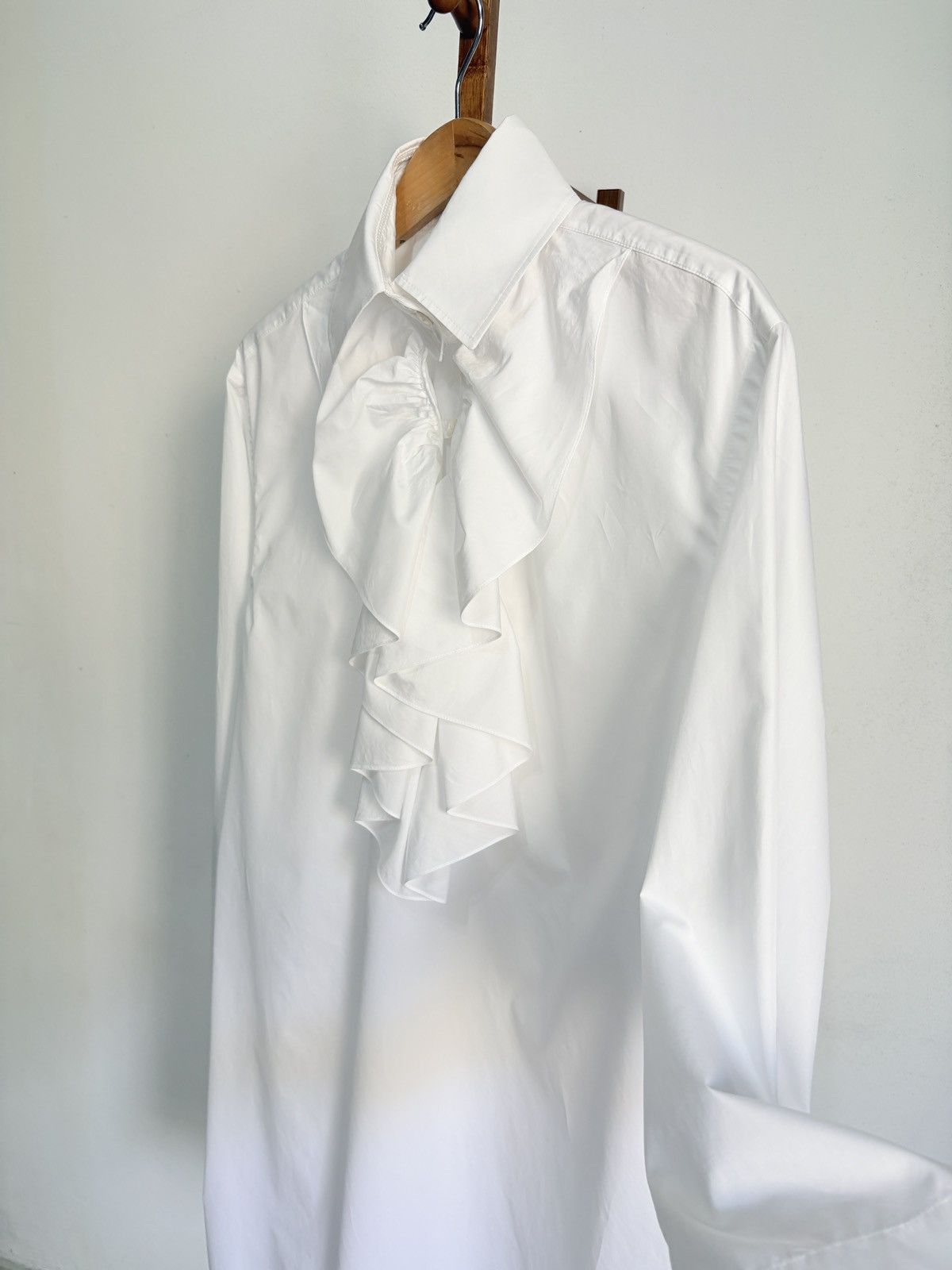 Chanel Chanel Ruffle Long-sleeved Blouse Size M / US 6-8 / IT 42-44 - 7 Thumbnail