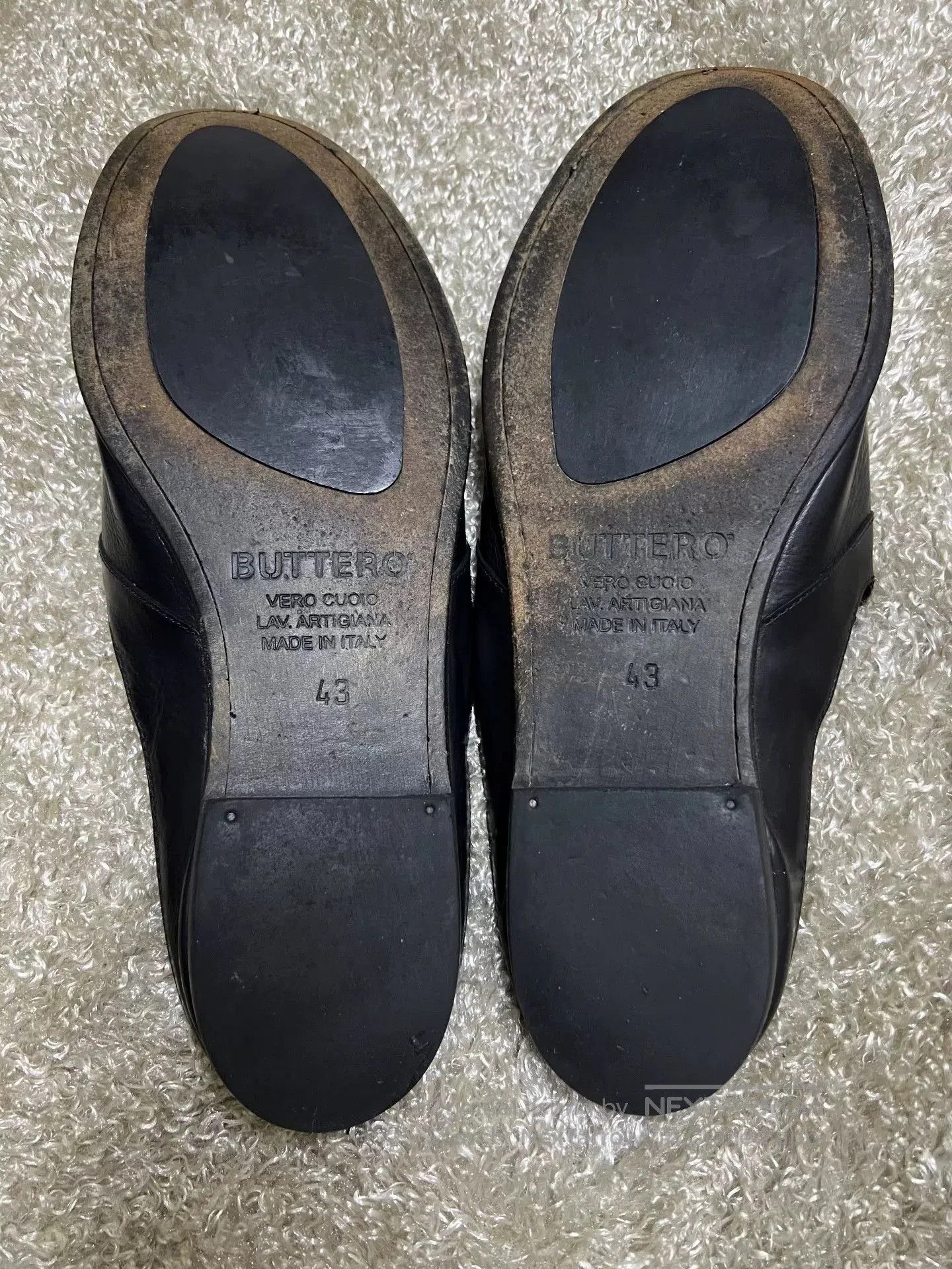 Buttero Buttero Italian Men's Leather Slippers Size 43. Size US 10 / EU 43 - 5 Thumbnail