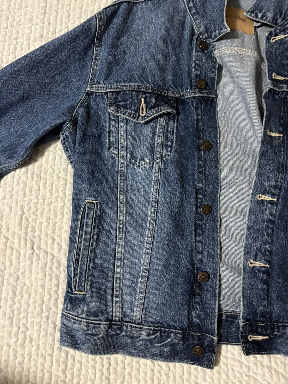 Calvin Klein Calvin Klein Jean Jacket Size US L / EU 52-54 / 3 - 3 Thumbnail