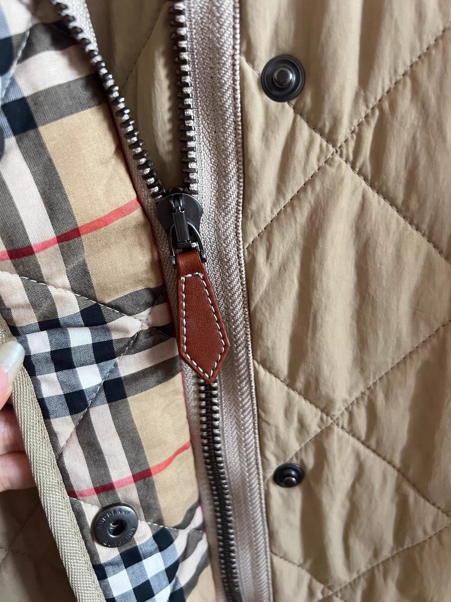 Burberry Burberry Cotton Padded M Jacket Size M / US 6-8 / IT 42-44 - 7 Thumbnail