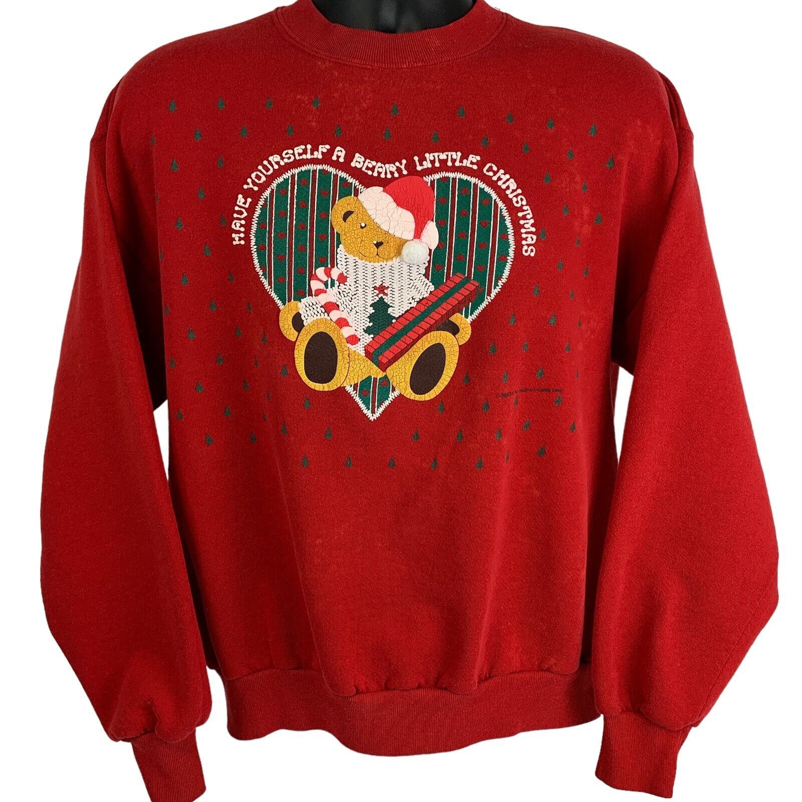 Vintage Vintage Cute Ugly Christmas Sweater Sweatshirt Womens Large Size L / US 10 / IT 46 - 2 Thumbnail