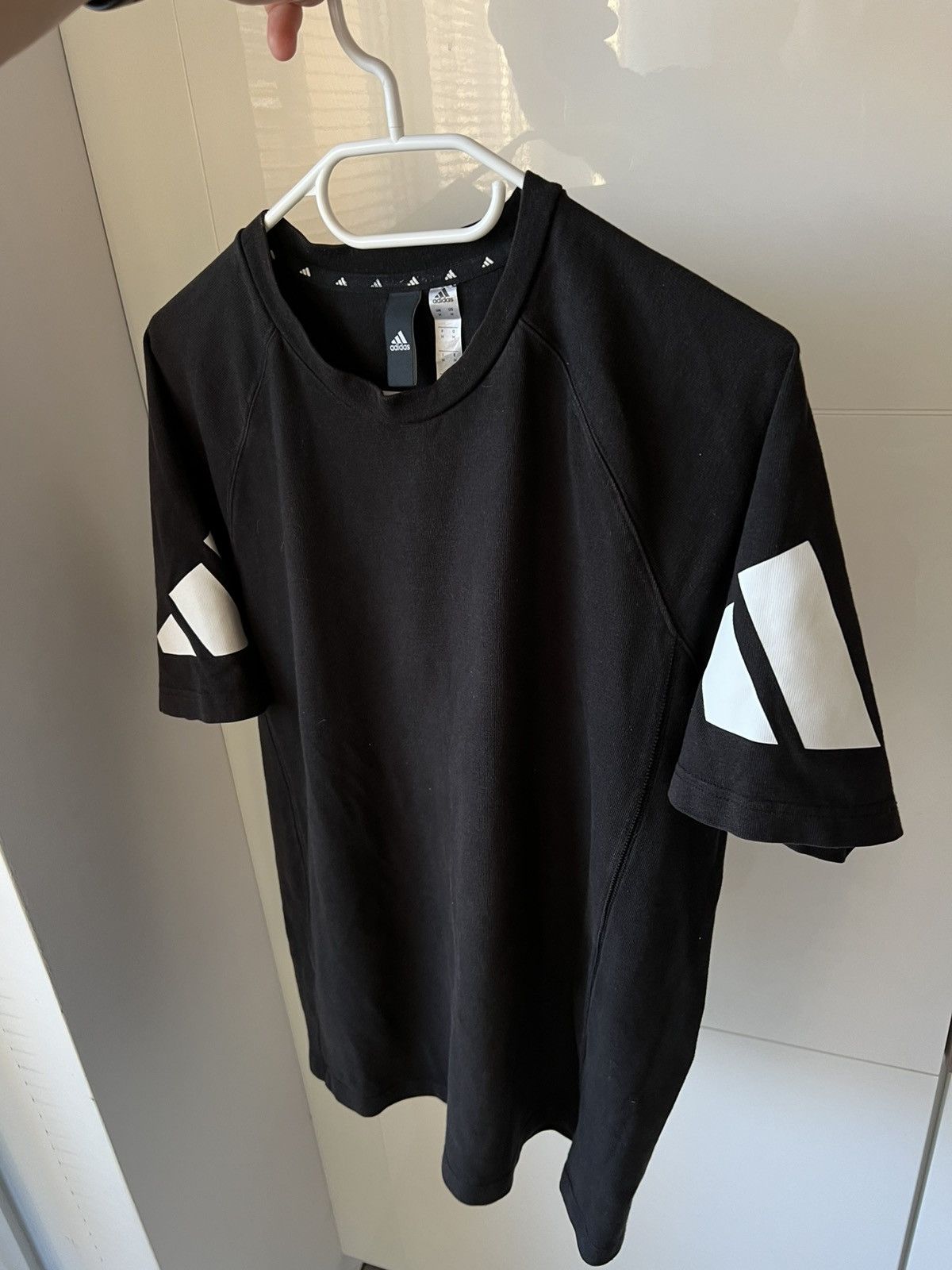 Adidas Rare Adidas EQT Style Big Logo Hard Cotton Active Men’s Tee Size US M / EU 48-50 / 2 - 1 Thumbnail