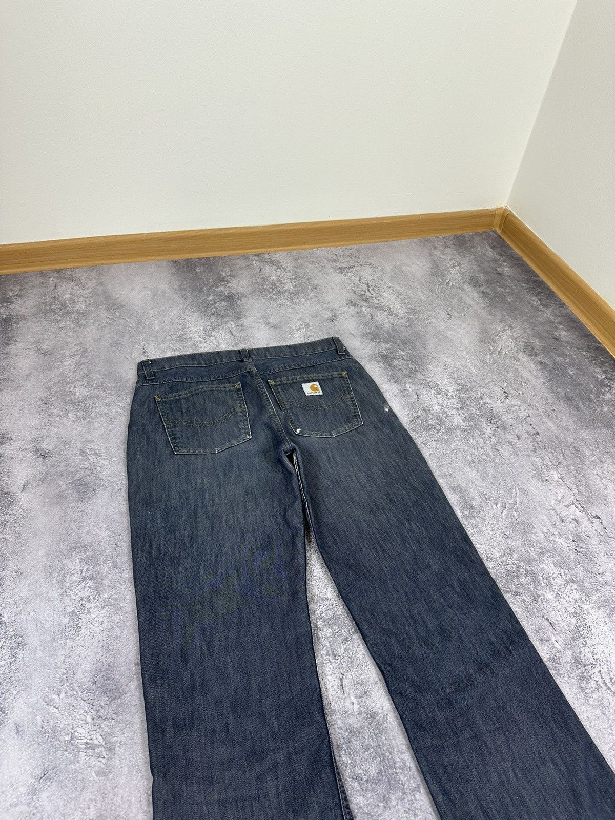 Carhartt Vintage Carhartt Distressed Denim USA Hype Flared Jeans Size 30" / US 8 / IT 44 - 5 Thumbnail