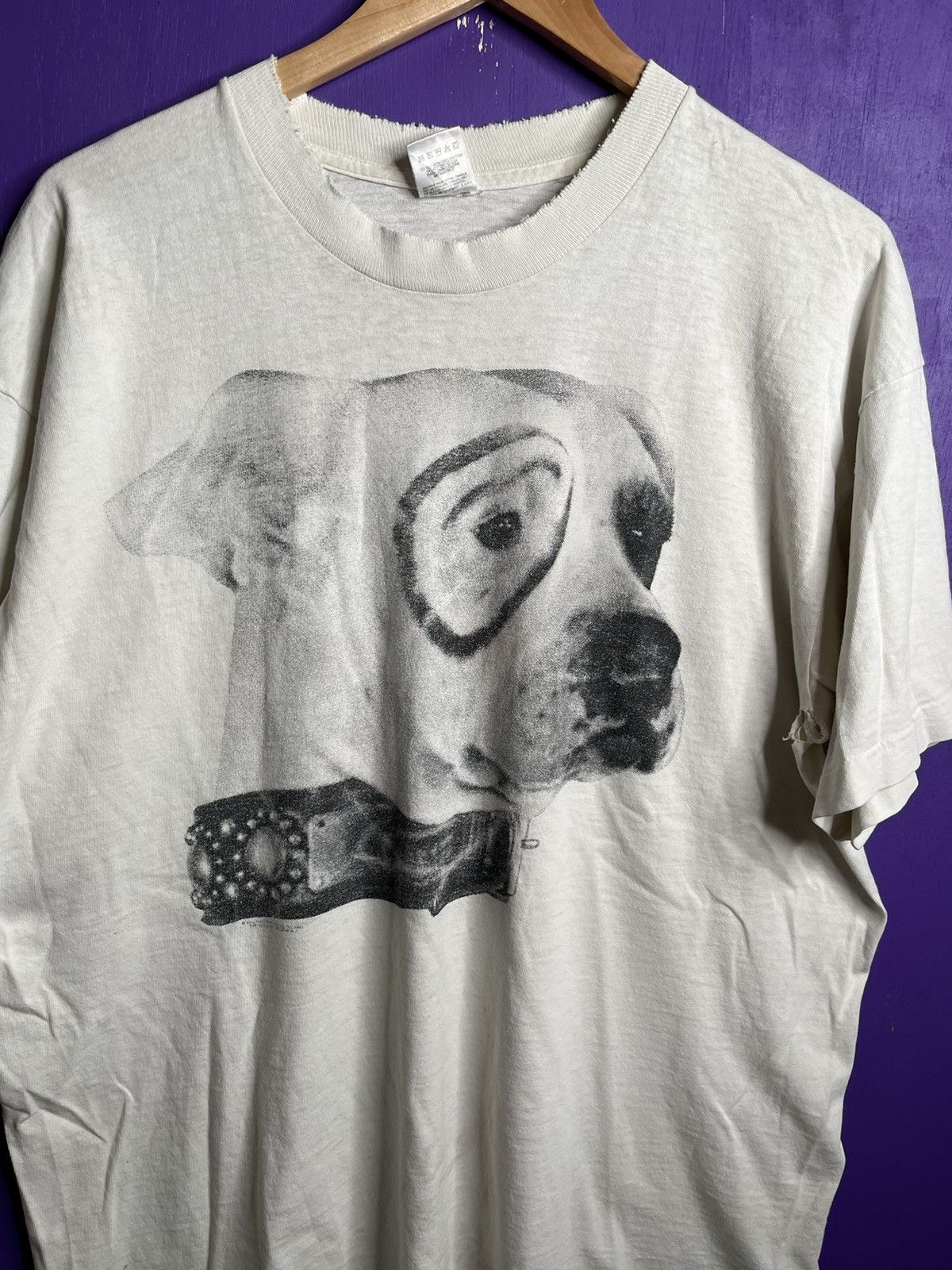 Vintage Vintage 1993 The little rascals Pete the pup t-shirt Size US XL / EU 56 / 4 - 3 Thumbnail