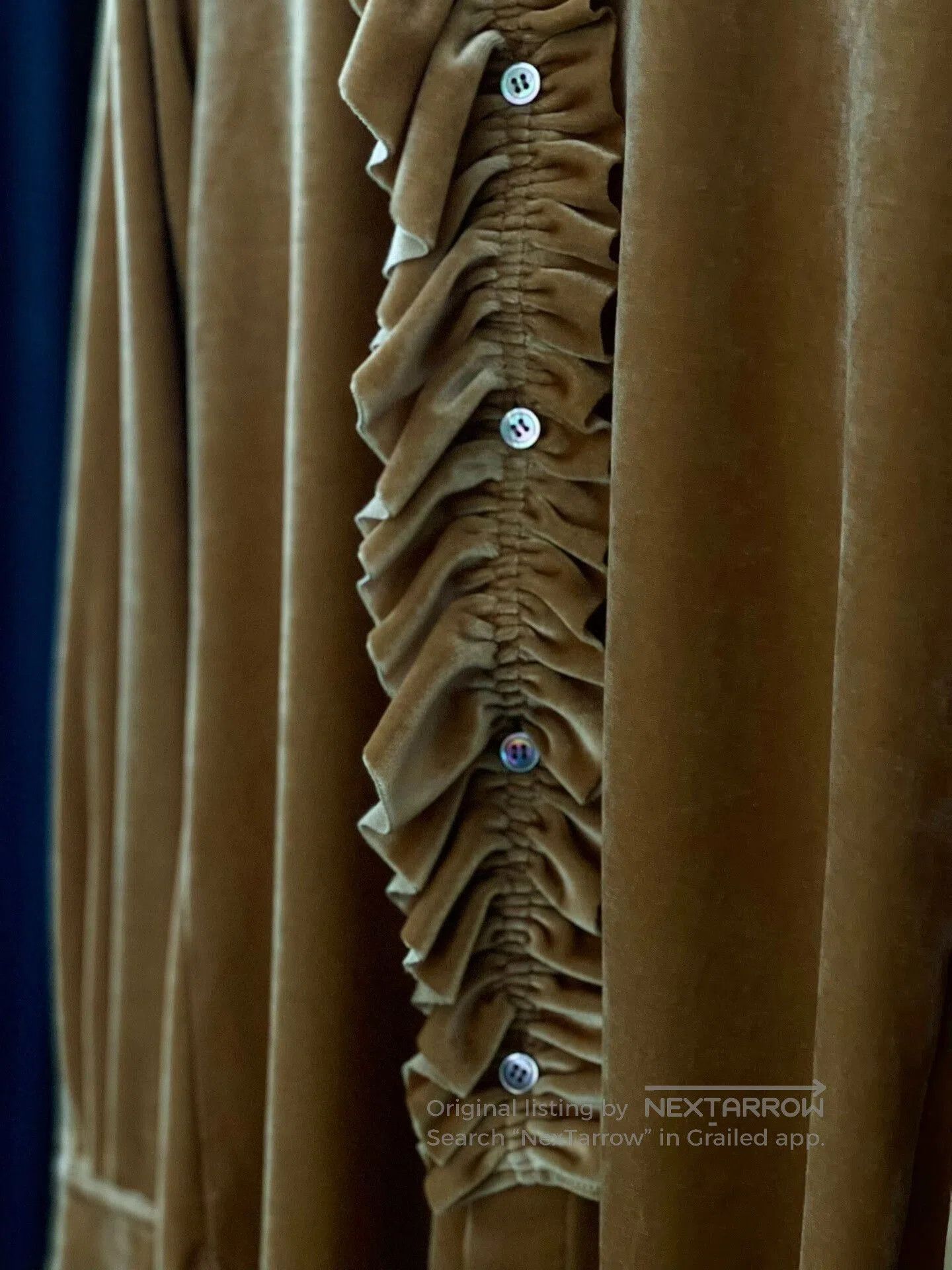 Y's Y's By TAKESHI KOSAKA Velvet Shirt. Size S / US 4 / IT 40 - 5 Thumbnail