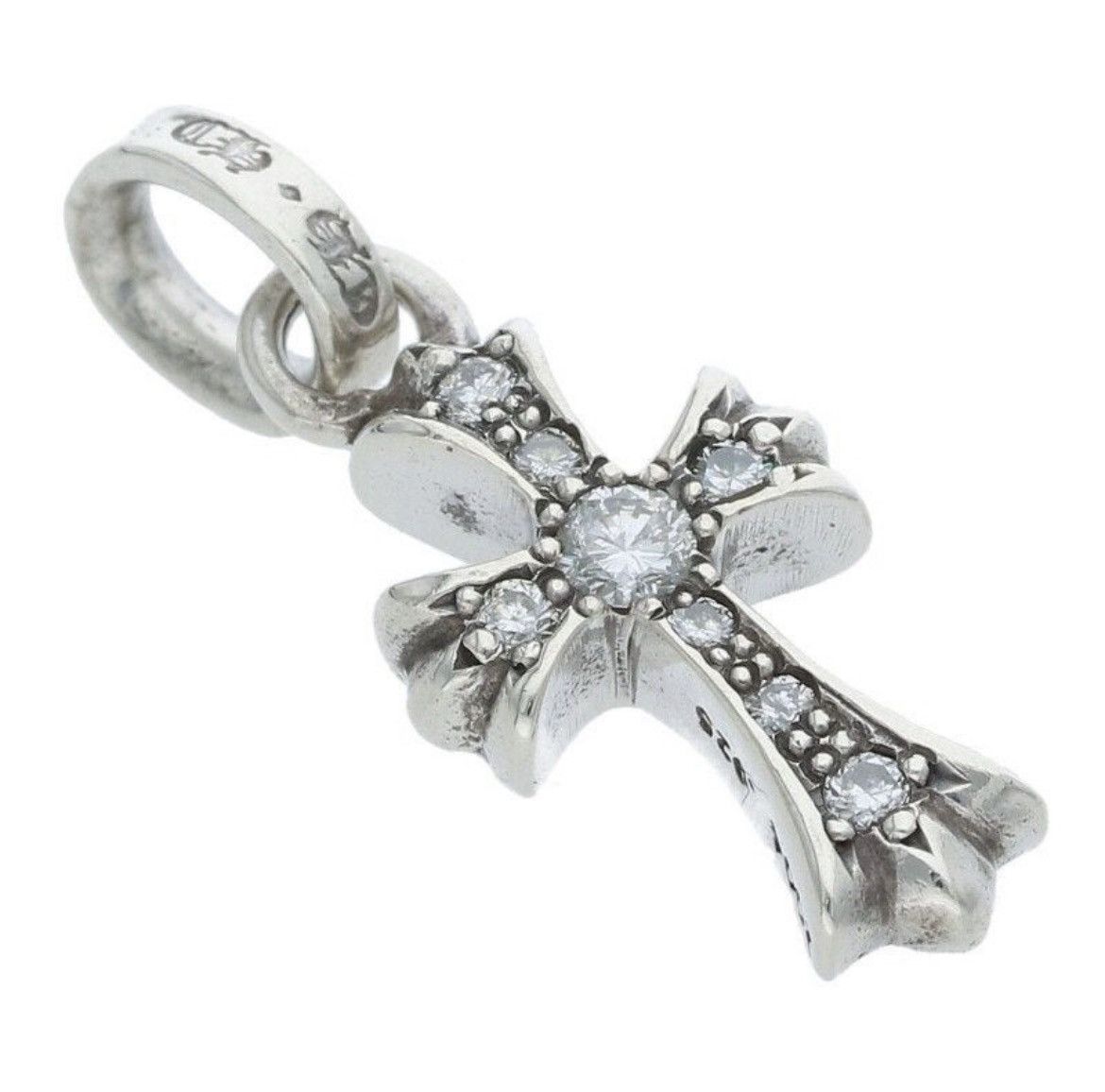 Chrome Hearts Chrome Hearts Cross Baby Fat Pave diamond pendant Size ONE SIZE - 5 Thumbnail