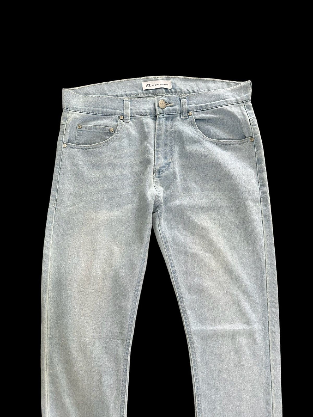 AZ by junhashimoto × Japanese Brand × junhashimoto SS18- AZ by Junhashimoto light denim Size US 31 - 4 Thumbnail