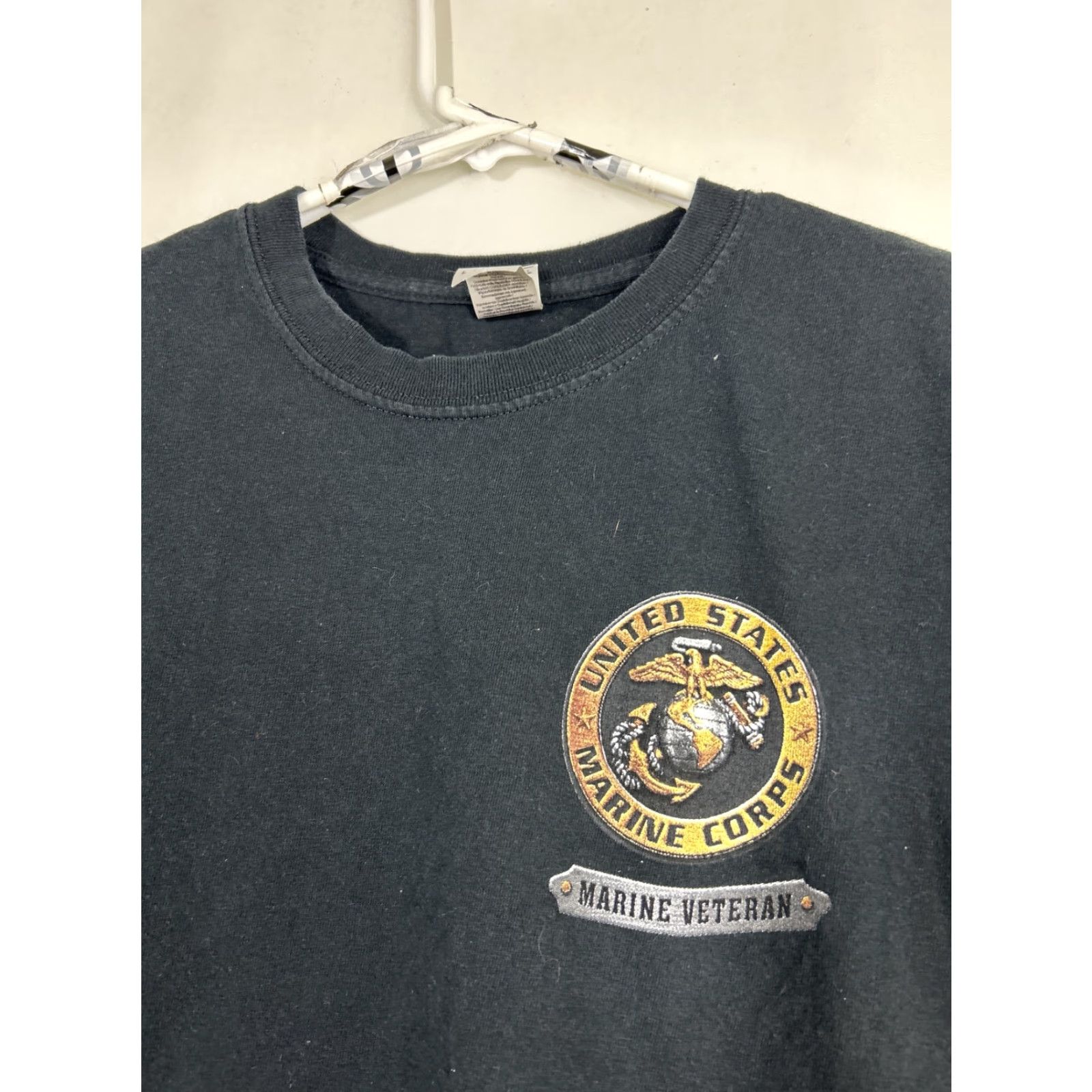 Gildan VINTAGE Mens Large Short Sleeve T Shirt United States Marines Black Proud To Have Served Size US L / EU 52-54 / 3 - 2 Thumbnail