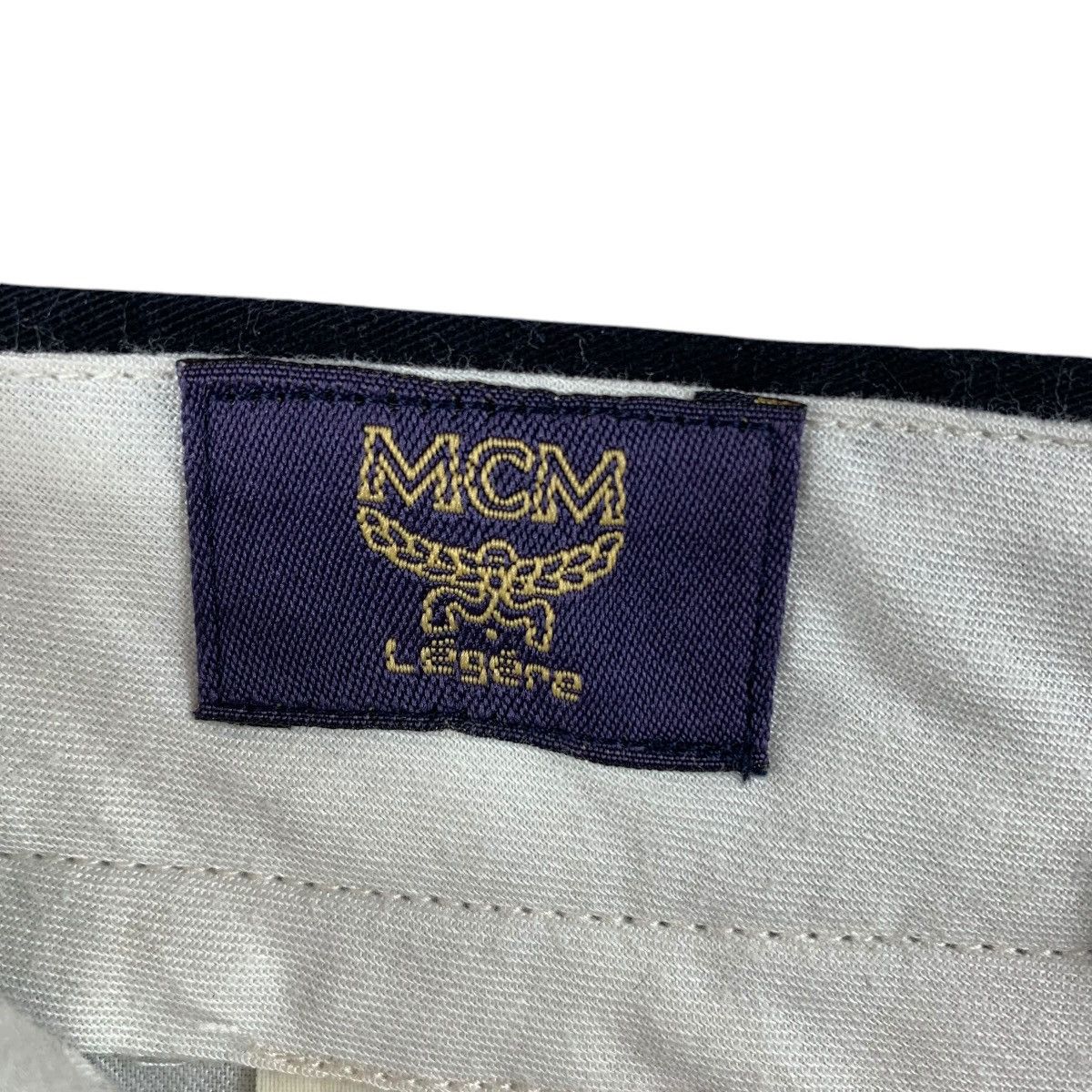 Designer × MCM MCM Legere Baggy wide cotton pants Size US 32 / EU 48 - 3 Thumbnail