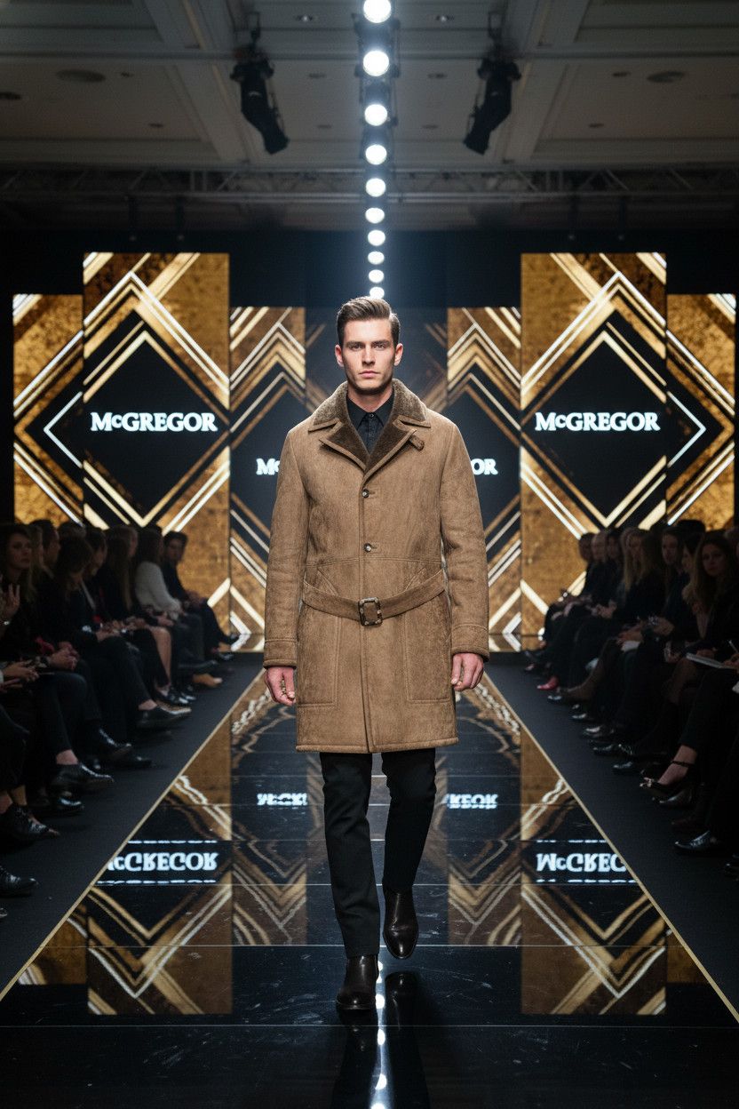 McGregor Vintage Coat Belted McGregor shearling suede coat L / xl Size US L / EU 52-54 / 3 - 15 Thumbnail