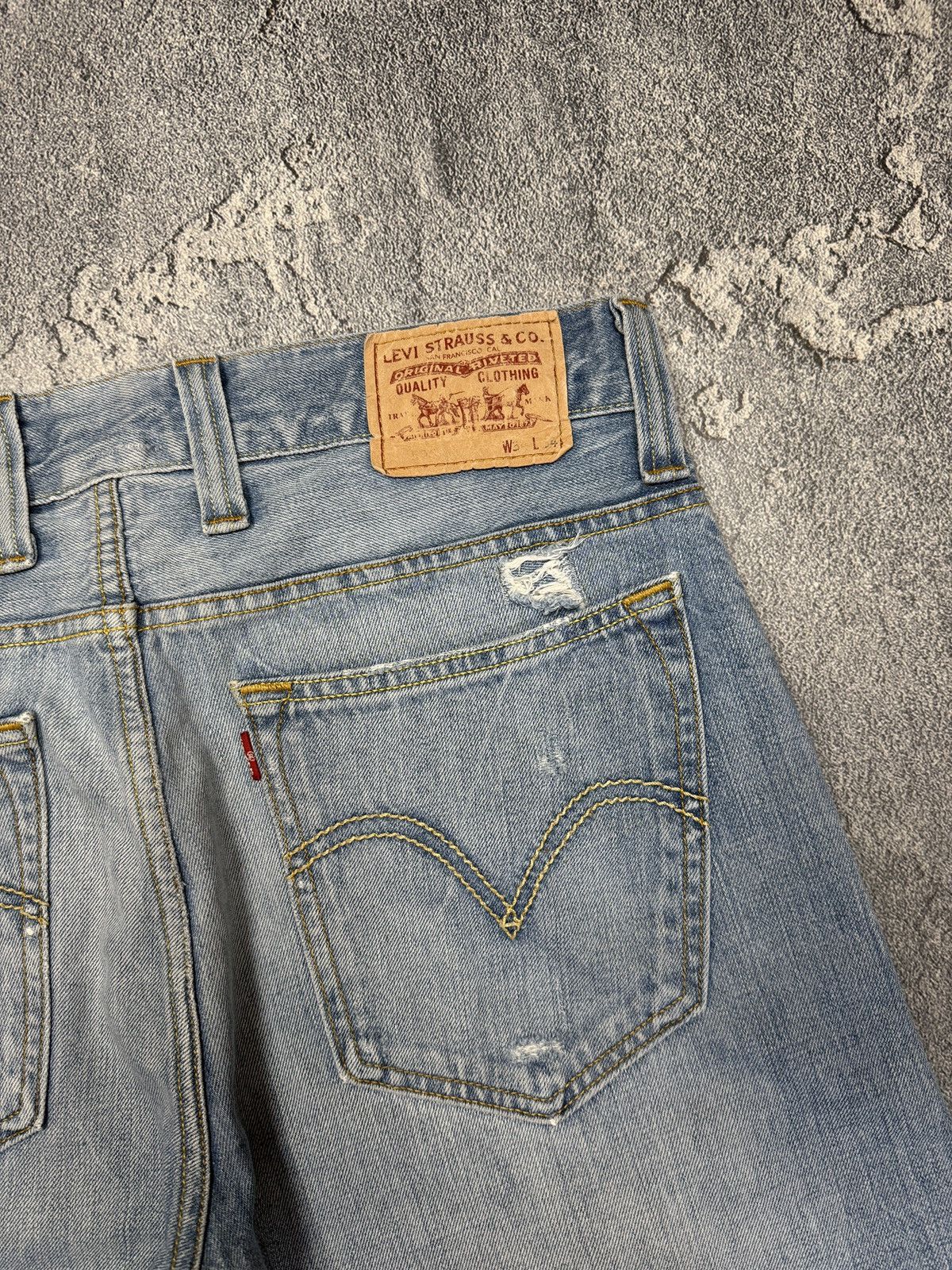 Levi's Vintage Levis 506 Orange Tab Blue Denim Jeans Size 34x34 Size US 34 / EU 50 - 9 Thumbnail