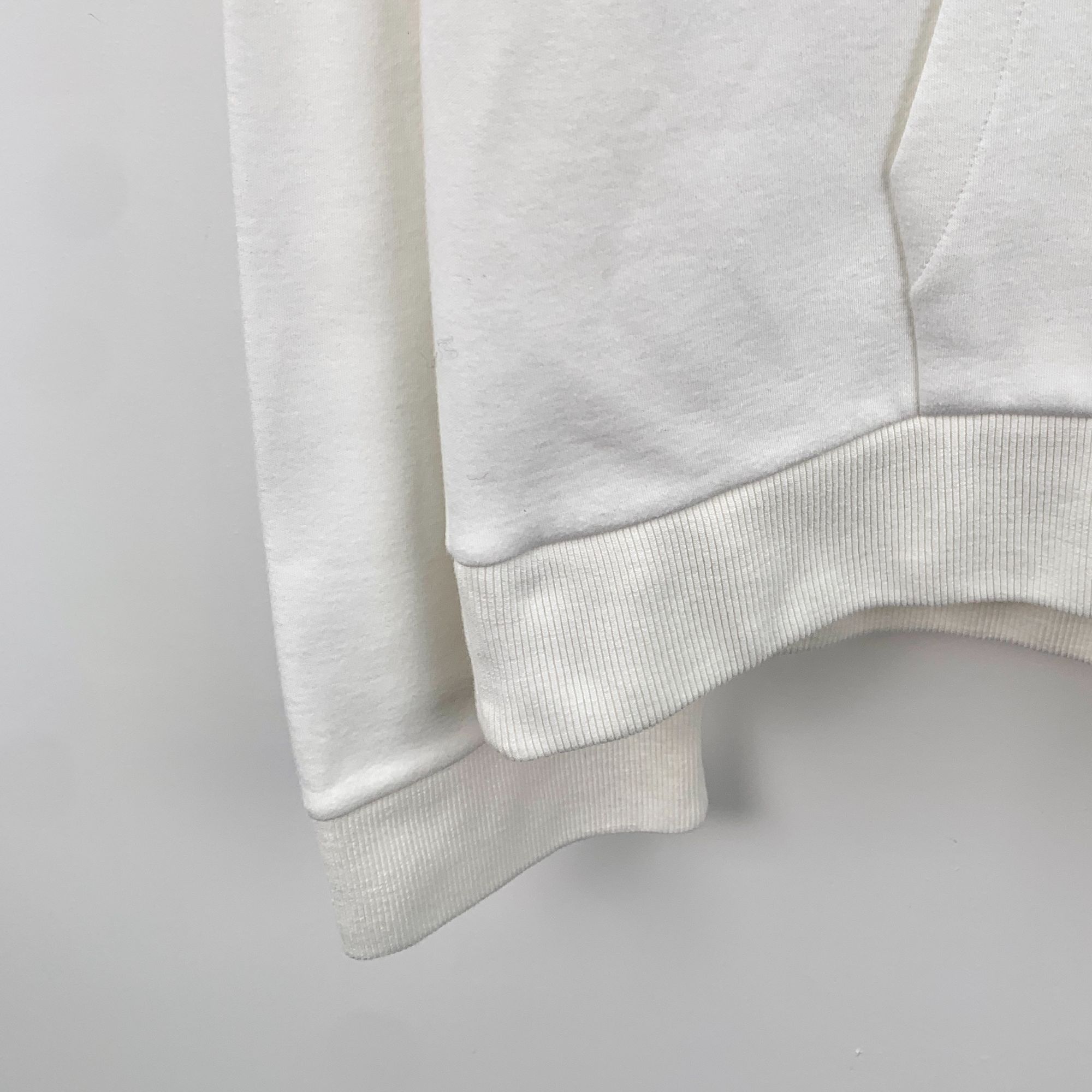 Louis Vuitton Louis Vuitton White Cotton Hooded Sweatshirt W/ Pearl Drawst Size US XXL / EU 58 / 5 - 6 Thumbnail