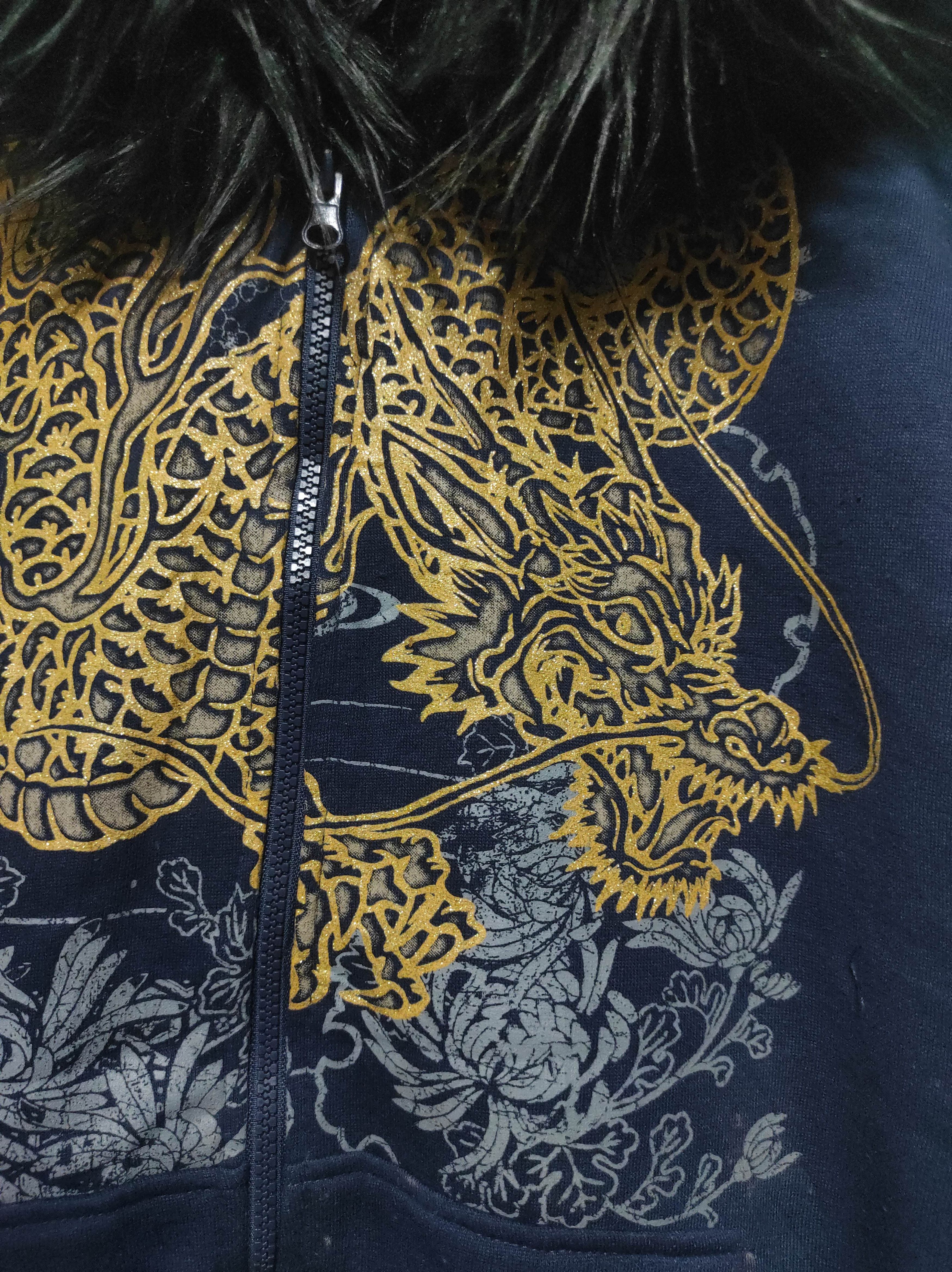If Six Was Nine Oblo Sukajan Dragon Zip Fur Hoodie IfSixWasNine LGB style Size US M / EU 48-50 / 2 - 6 Thumbnail