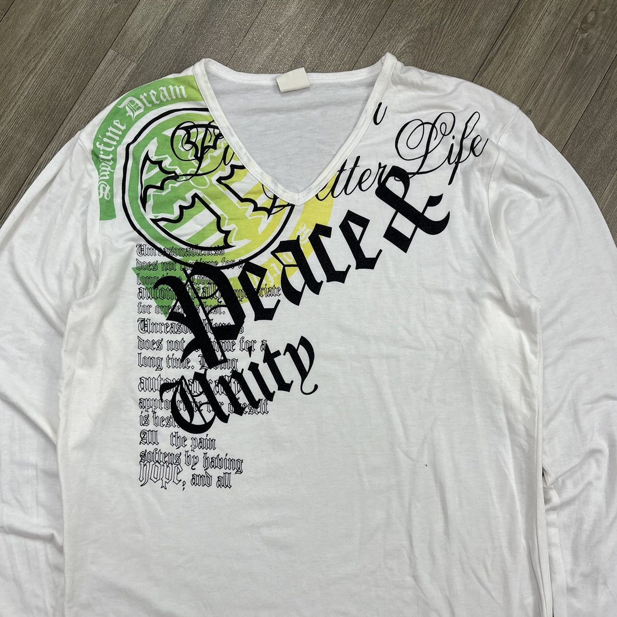14th Addiction × If Six Was Nine × Japanese Brand Petitreitre Peace & Unity Poem Long Sleeve Ifsixwasnine Size US L / EU 52-54 / 3 - 2 Thumbnail