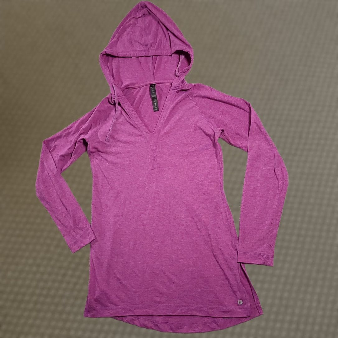 Vintage Women's 90 Degree by Reflex Hoodie Pullover Purple Size S Adults Womens Pullover Hooded Activewear Casual Refelx Blended Polyester Size S / US 4 / IT 40 - 1 Thumbnail