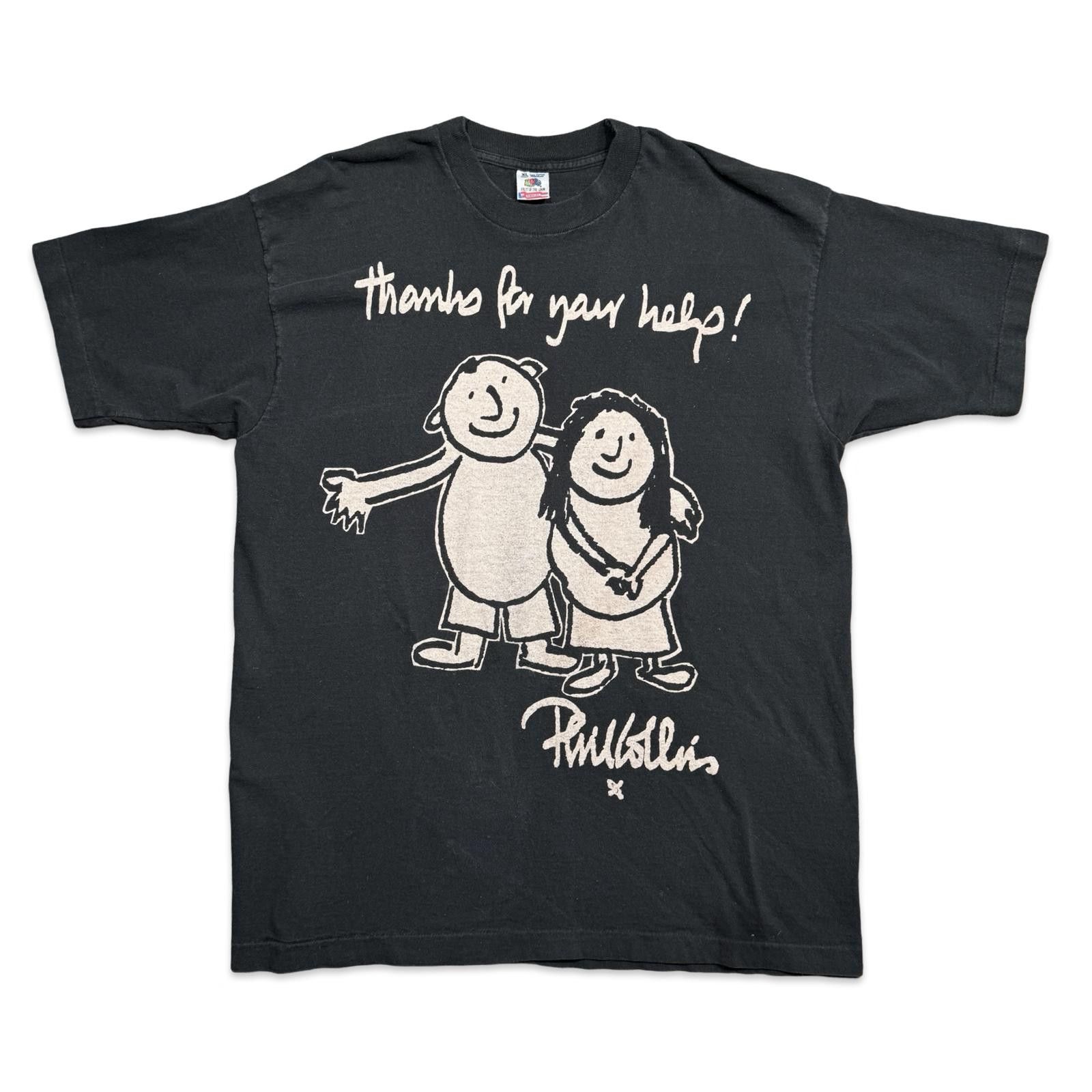 Designer Vintage Phil Collins Thanks for Your Help! T-Shirt Size US XL / EU 56 / 4 - 1 Thumbnail