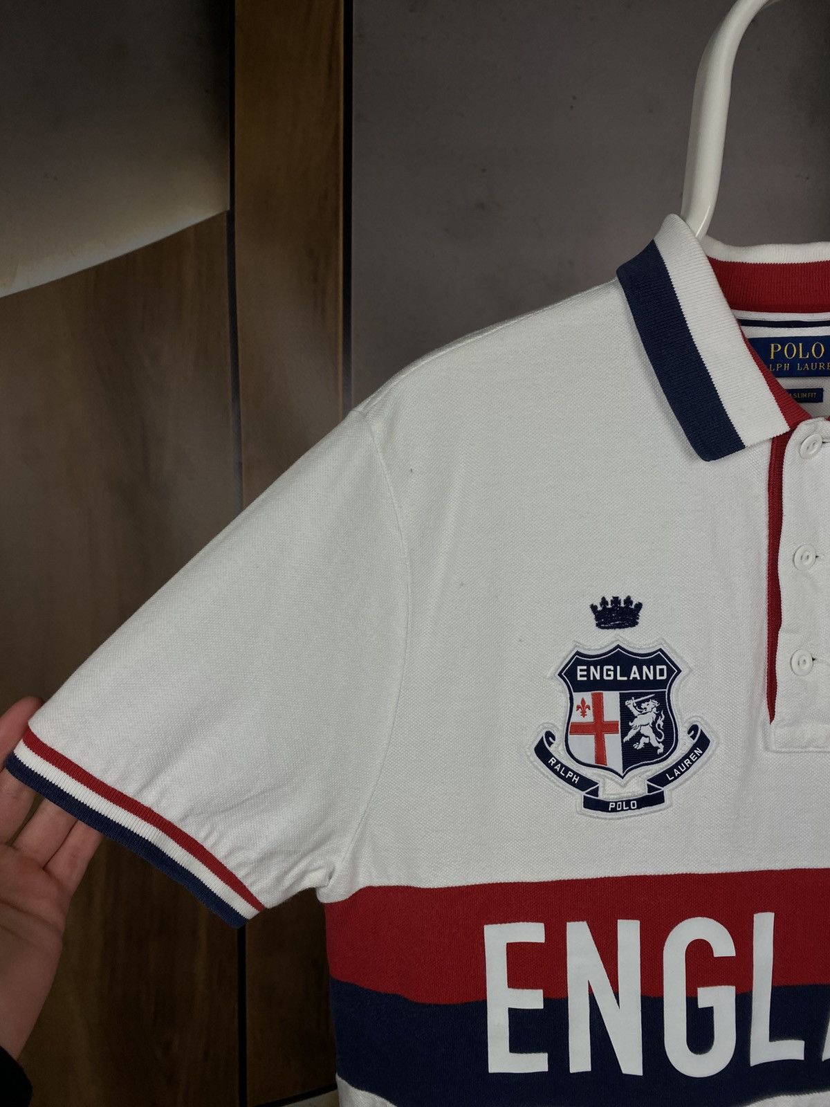 Polo Ralph Lauren 🎠Vintage 00s Polo T-Shirt Polo Ralph Lauren England Racing🎠 Size US M / EU 48-50 / 2 - 5 Thumbnail