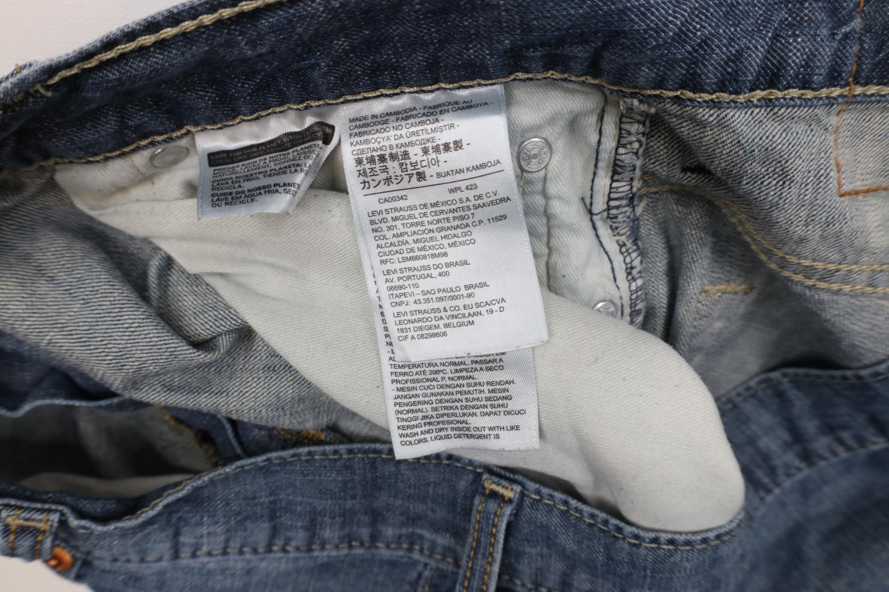 Levi's Vintage Y2K Levis 569 Chambray Loose Straight Wide Leg Jeans Size US 34 / EU 50 - 8 Thumbnail