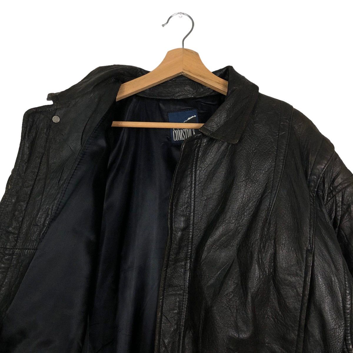 Genuine Leather 🔥90’s Vintage Bomber Genuine Leather Jacket Robert Comstock Size US L / EU 52-54 / 3 - 9 Thumbnail