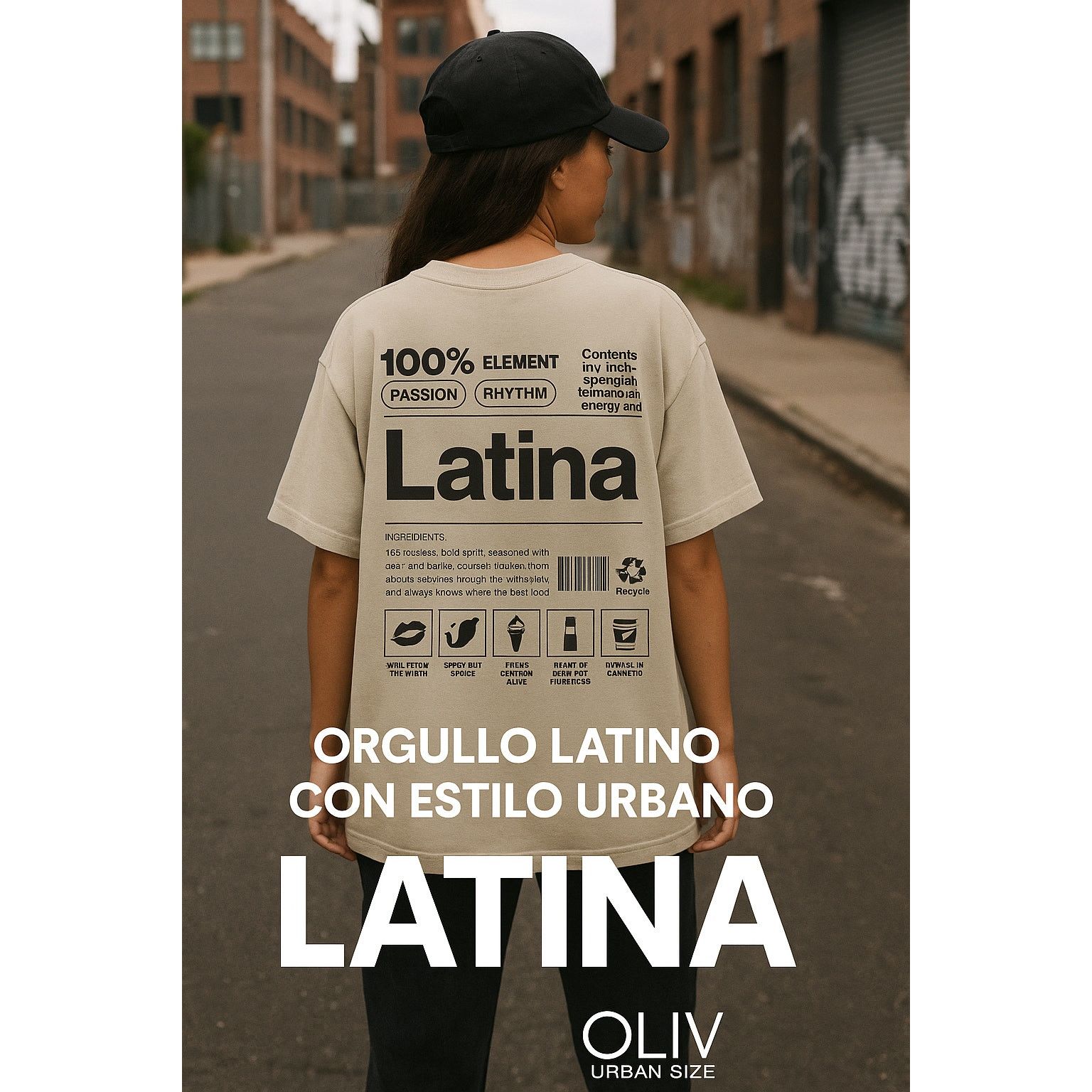 & Other Stories Latina Element T-shirt – Pride and Power with Urban Style Size ONE SIZE - 1 Thumbnail