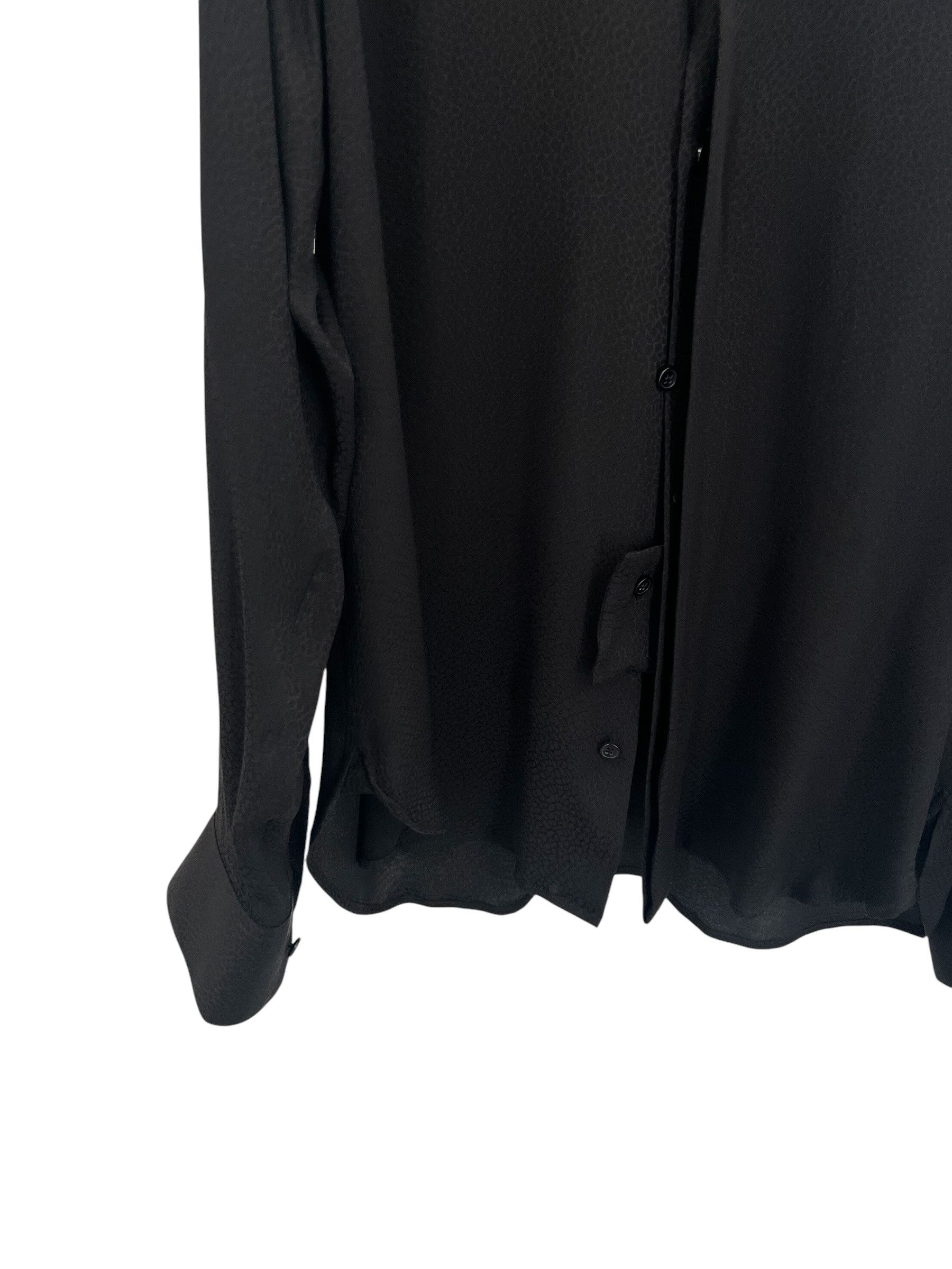Saint Laurent Paris Saint Laurent Matt & Shiny Finish Shirt Size US S / EU 44-46 / 1 - 3 Thumbnail