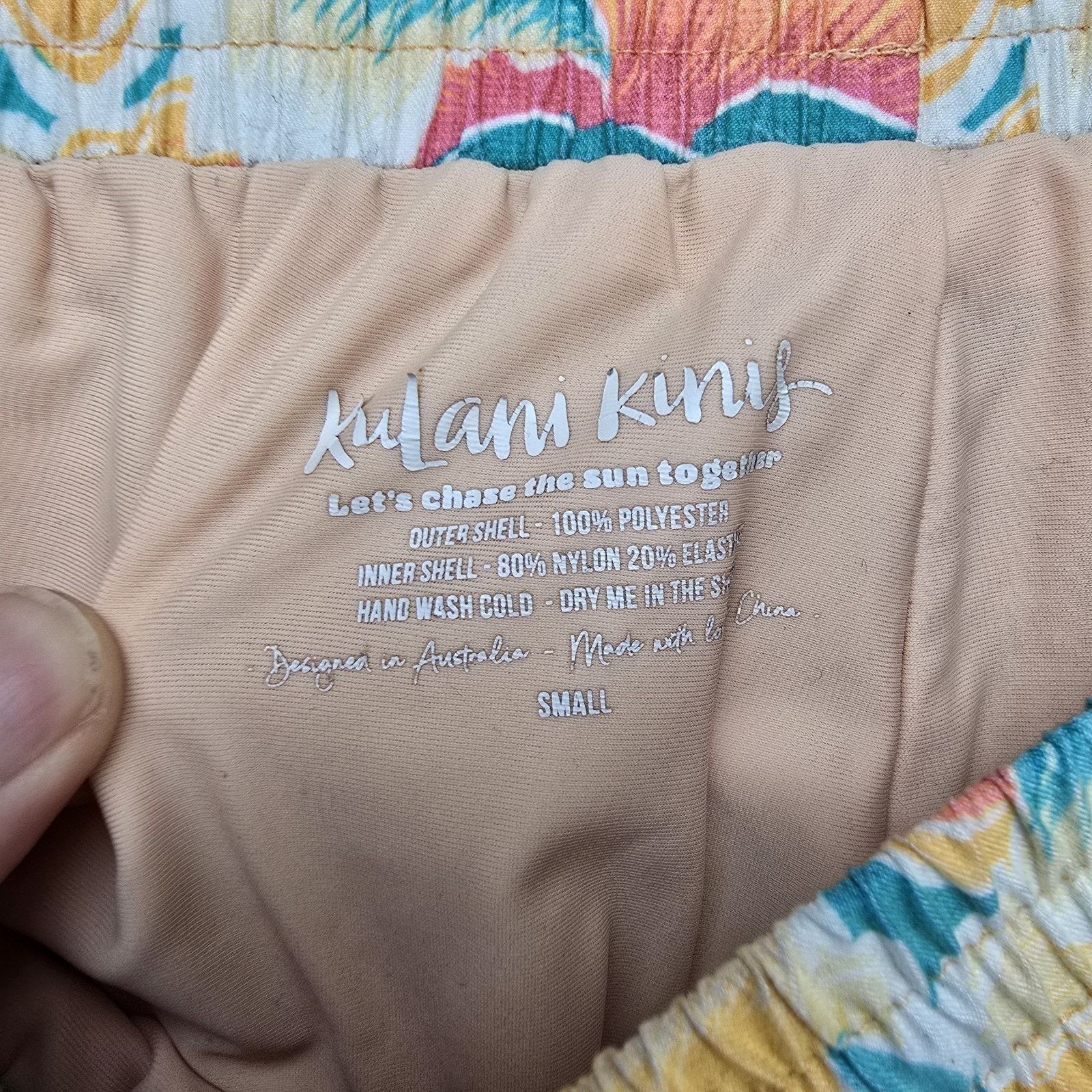 Other Kulani Kinis Swim Trunks Shorts Mens Small Floral Lined 6” Size US 28 / EU 44 - 4 Thumbnail