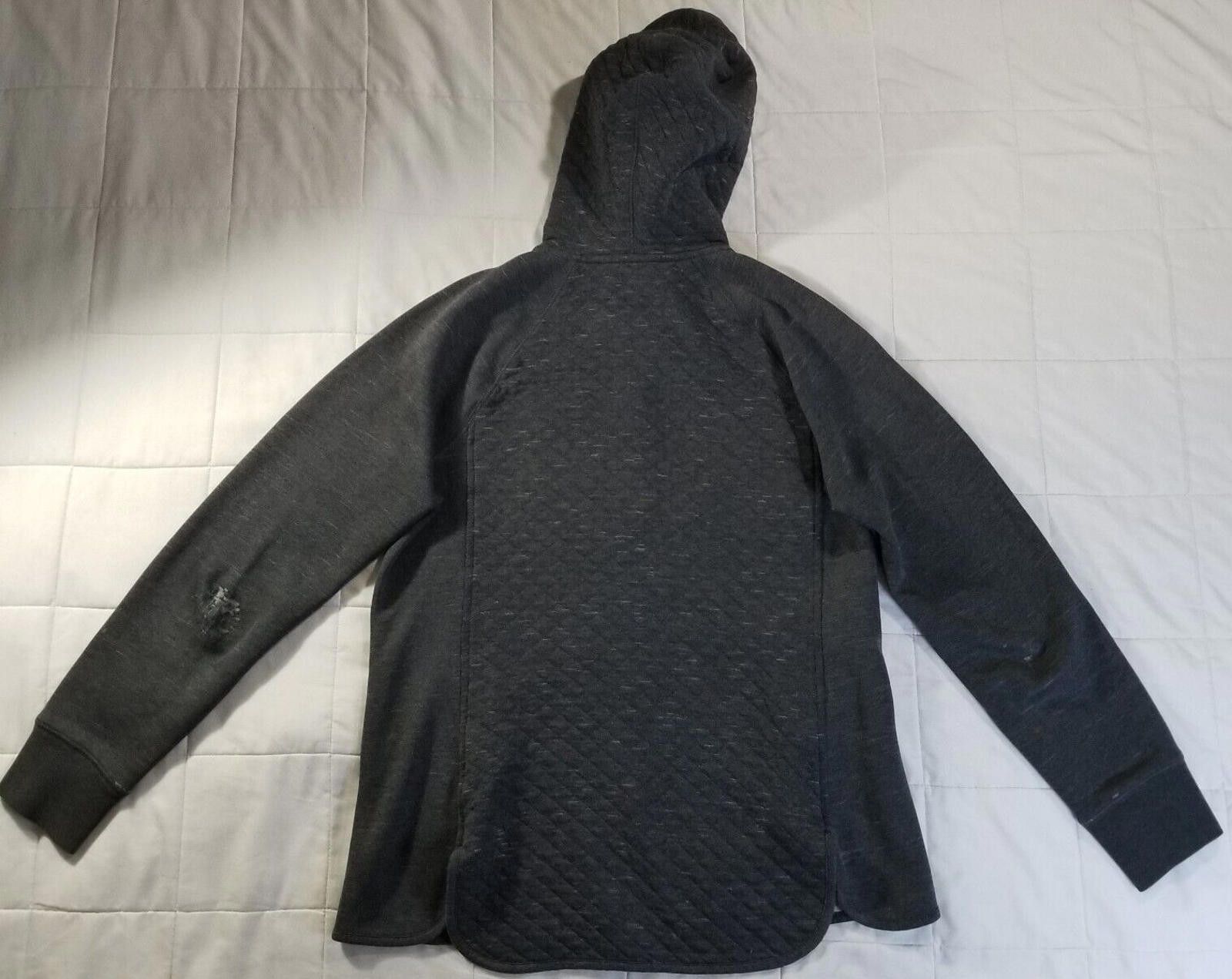 L.L. Bean LL Bean Small Gray Light Quilted Zip Up Hooded Jacket Size S / US 4 / IT 40 - 2 Thumbnail