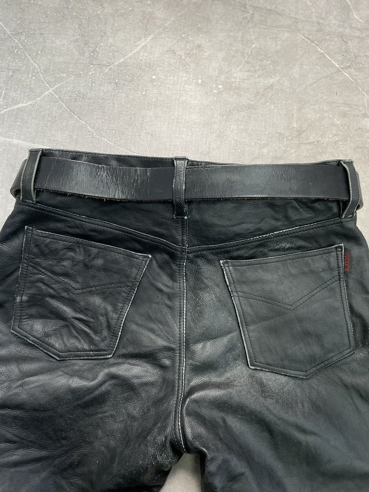 Harley Davidson Harley Davidson black leather belt biker vintage style Size ONE SIZE - 3 Thumbnail