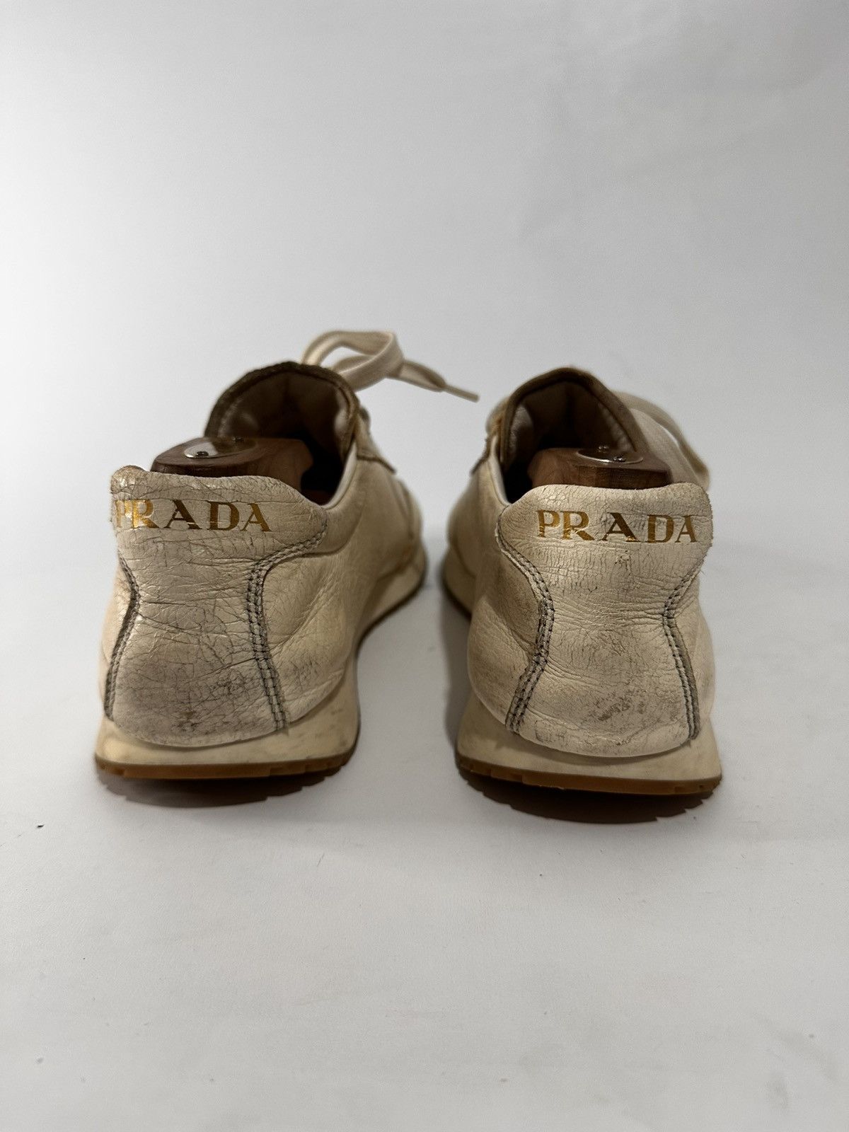 Prada Prada Milano Triangle Logo Low Top Sneakers. Size US 9.5 / EU 42-43 - 5 Thumbnail