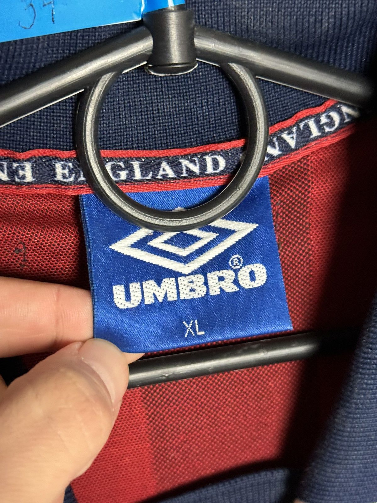 Umbro England National Team 97/99 Away Football Jersey T-Shirt Size US XL / EU 56 / 4 - 17 Thumbnail