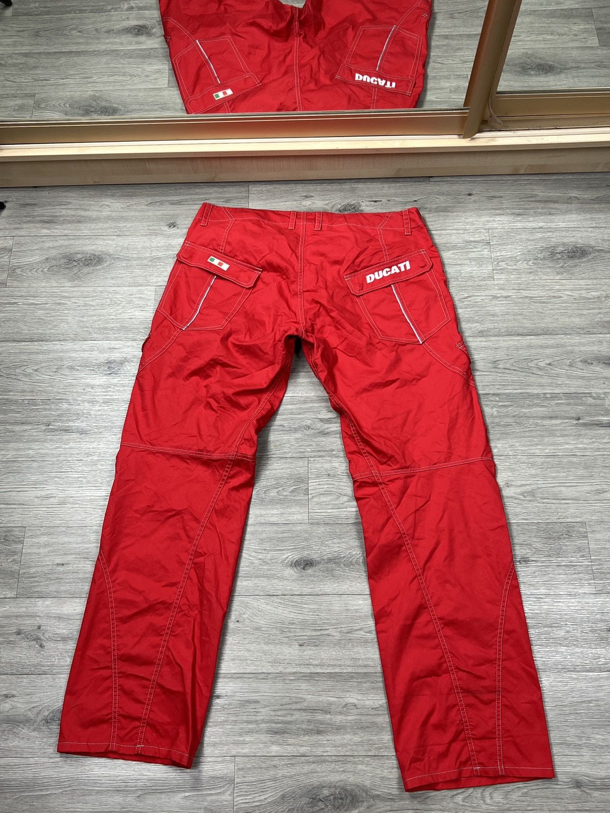 Puma Puma x Ducati Corse MotoGP Team Issue Cargo Pants Red Sz 36 Size US 36 / EU 52 - 2 Thumbnail
