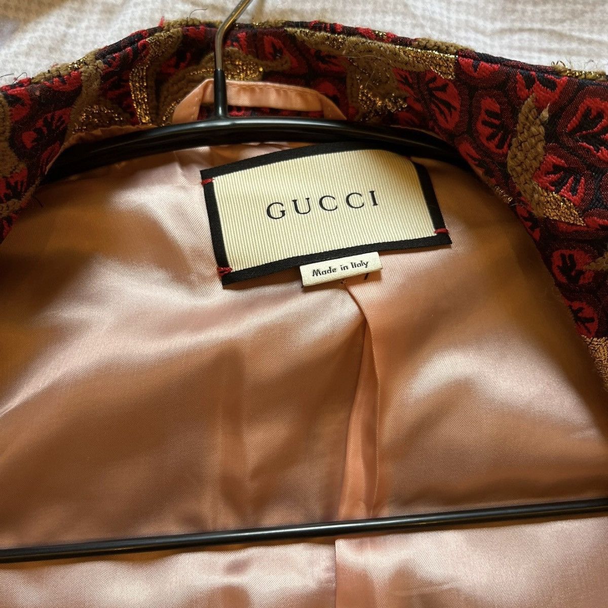 Gucci Rare GUCCI Floral Jacquard Jacket Size S / US 4 / IT 40 - 4 Thumbnail