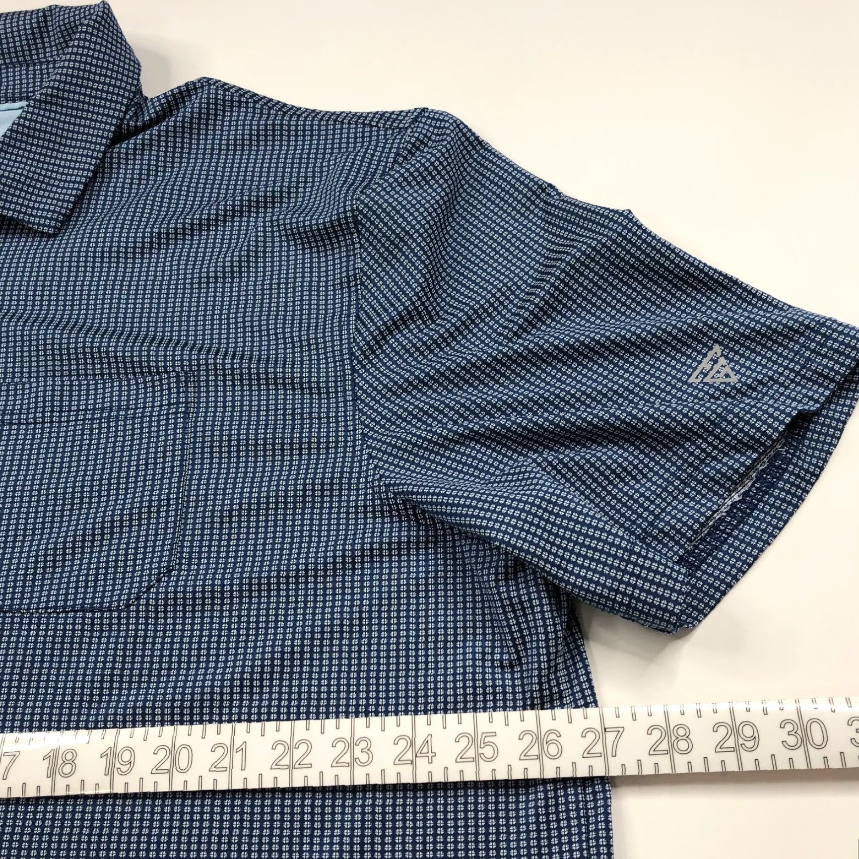 Vintage Maelreg Performance Polo Shirt 3XL Blue All Over Print Polo Shirt Men Short Sleeve Polo Golf Shirt Size US XXL / EU 58 / 5 - 3 Thumbnail