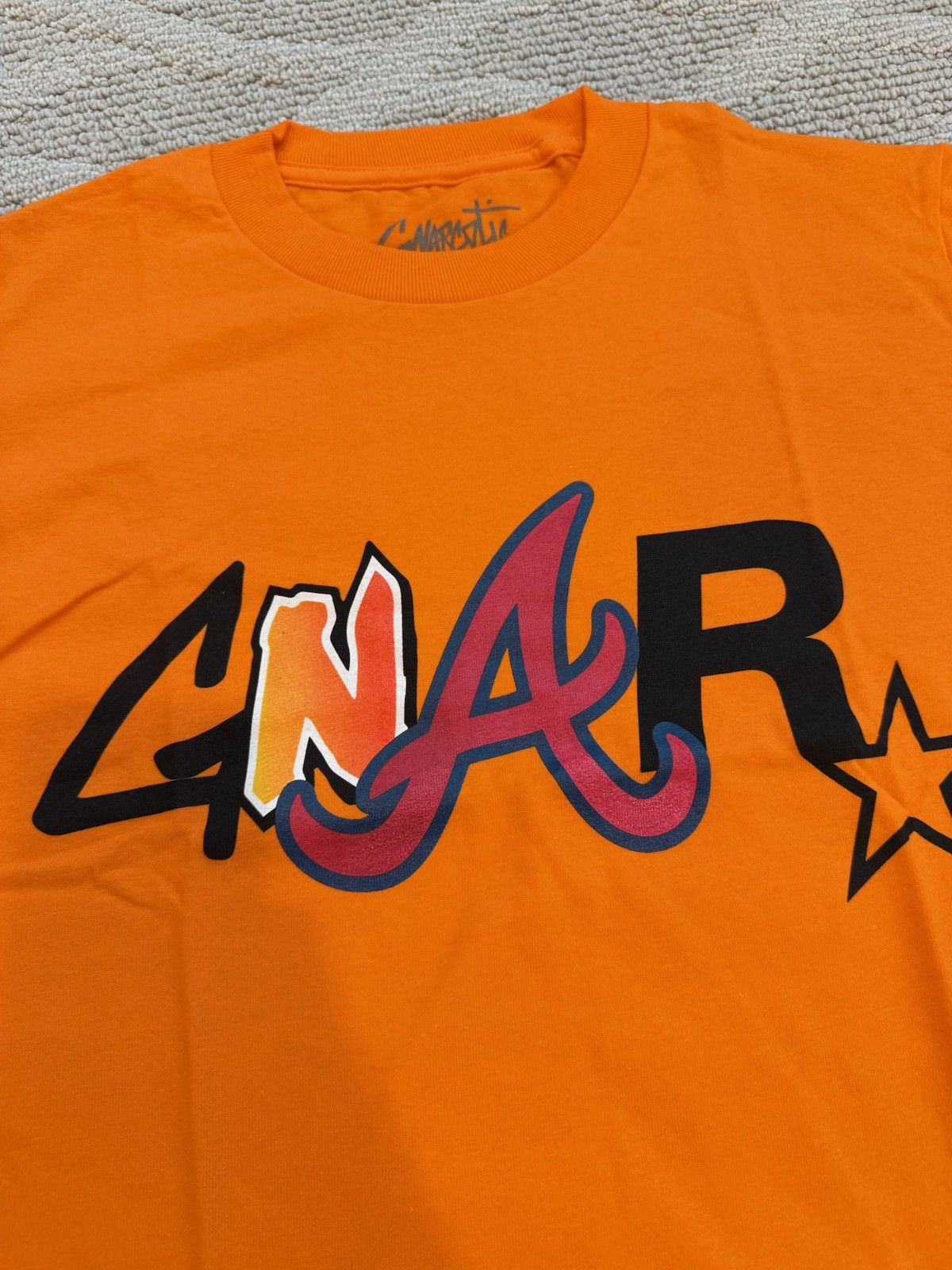 Gnarcotic Gnarcotic Lil Gnar Orange Logos T-Shirt Small Size US S / EU 44-46 / 1 - 2 Thumbnail